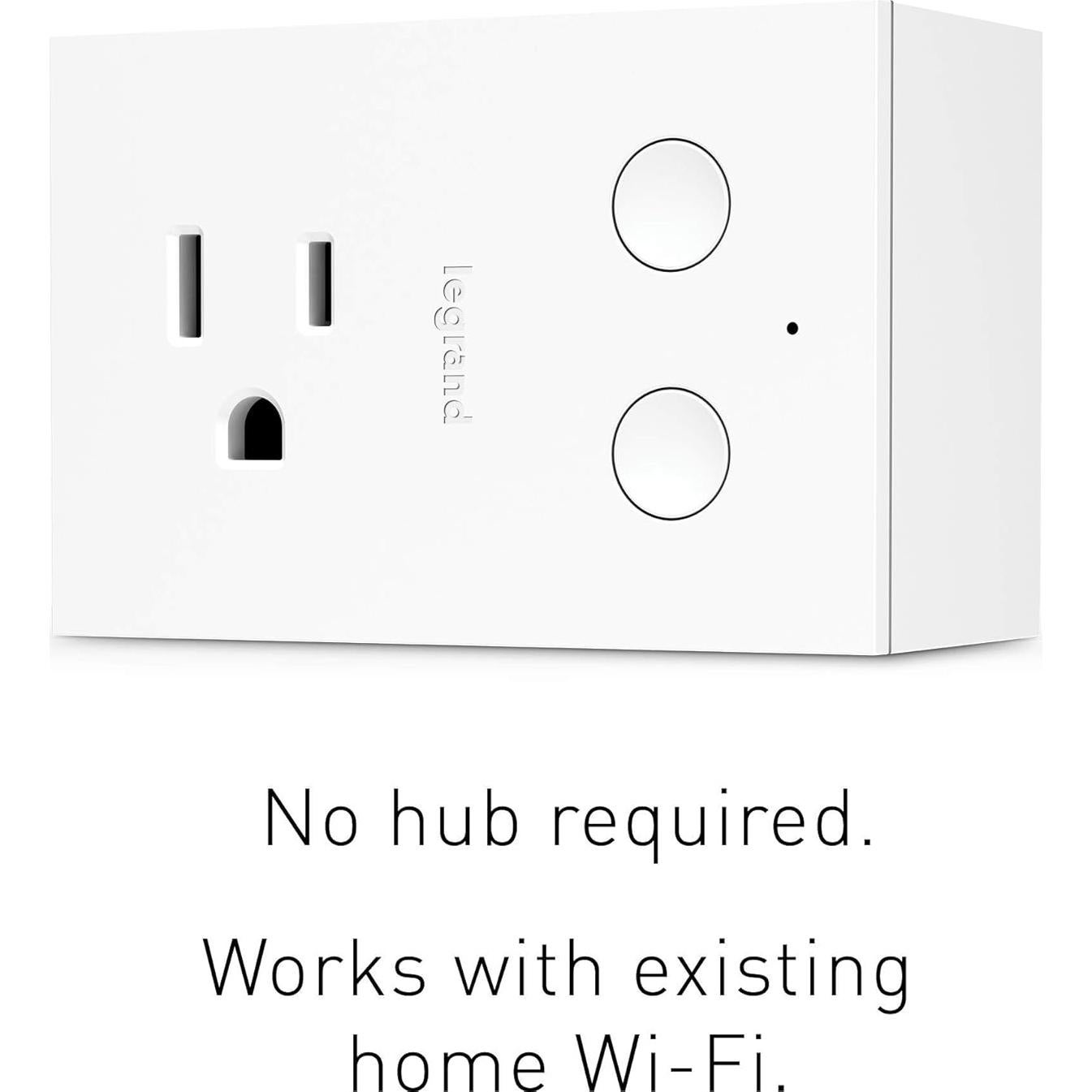 Enchufe Inteligente Legrand HKRP20, Control por Voz, 60W