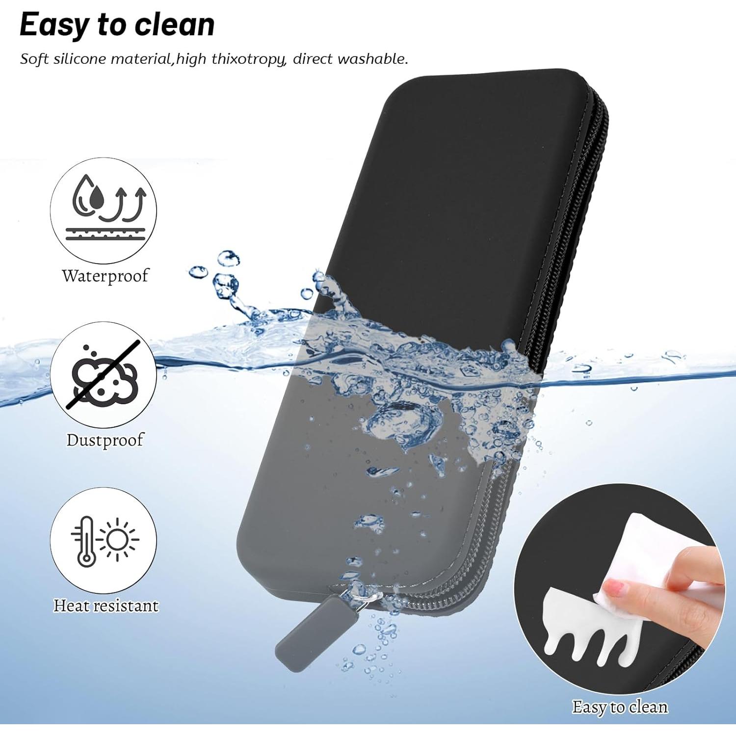 Estuche Organizador de Brochas de Maquillaje Sakolla Negro