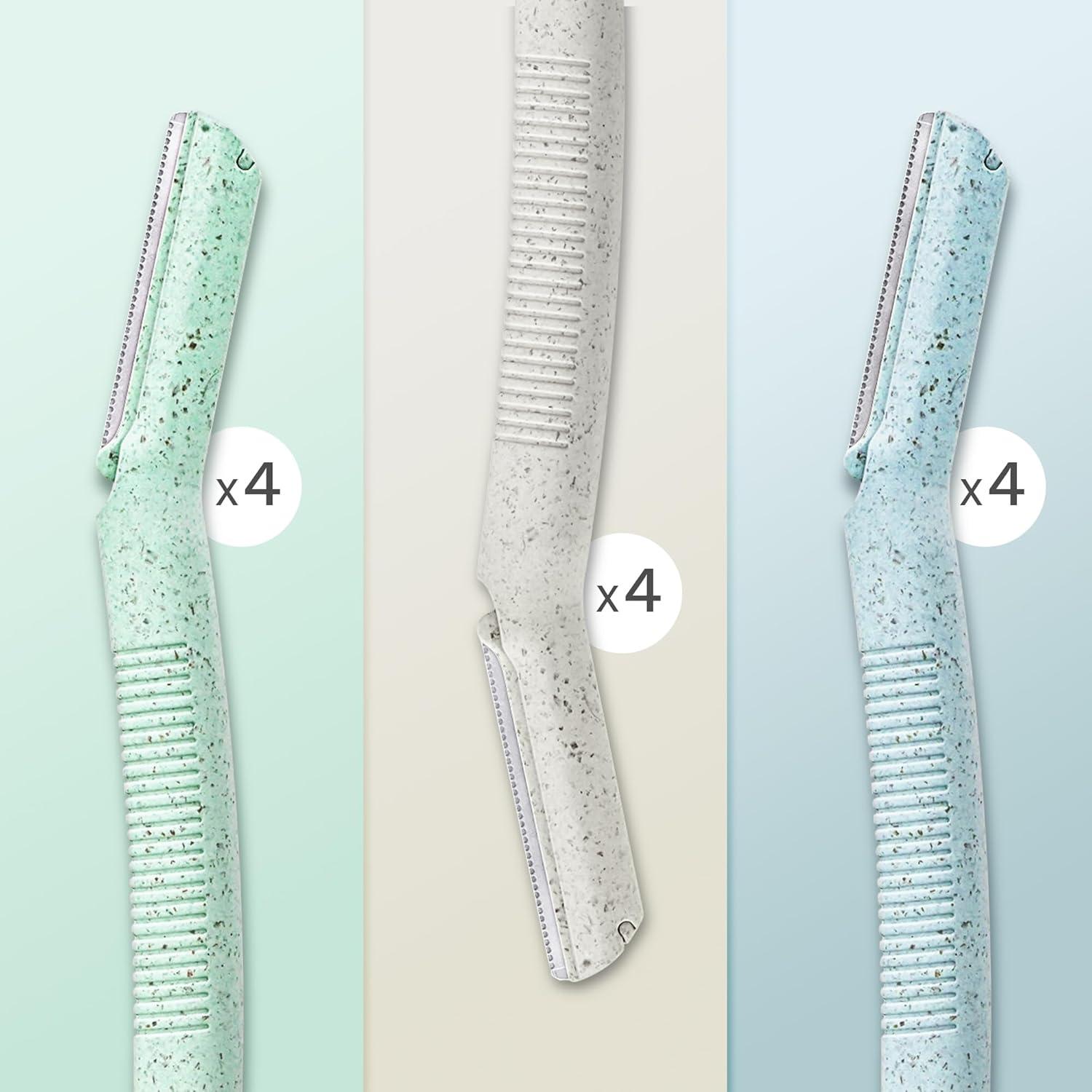 Cuchillas de Cejas ENNVA 12pcs - Recortadora Facial Desechable