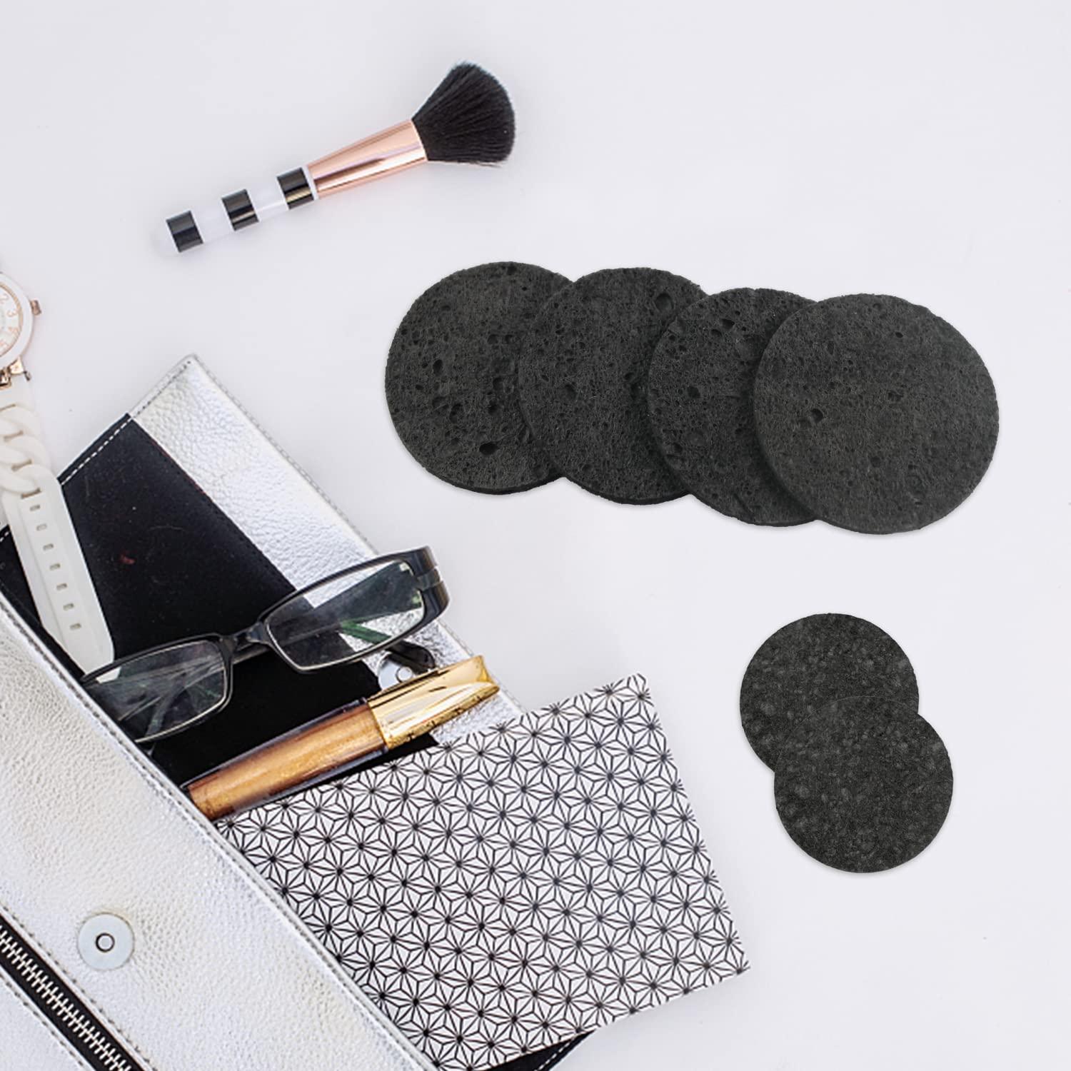 Esponjas Faciales Comprimidas 100 Unidades Celulosa Natural Negra