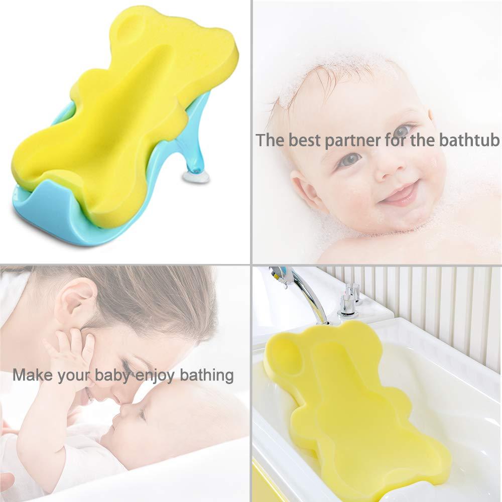 Esponja de Baño Suave HALLO para Bebés Antideslizante Amarillo