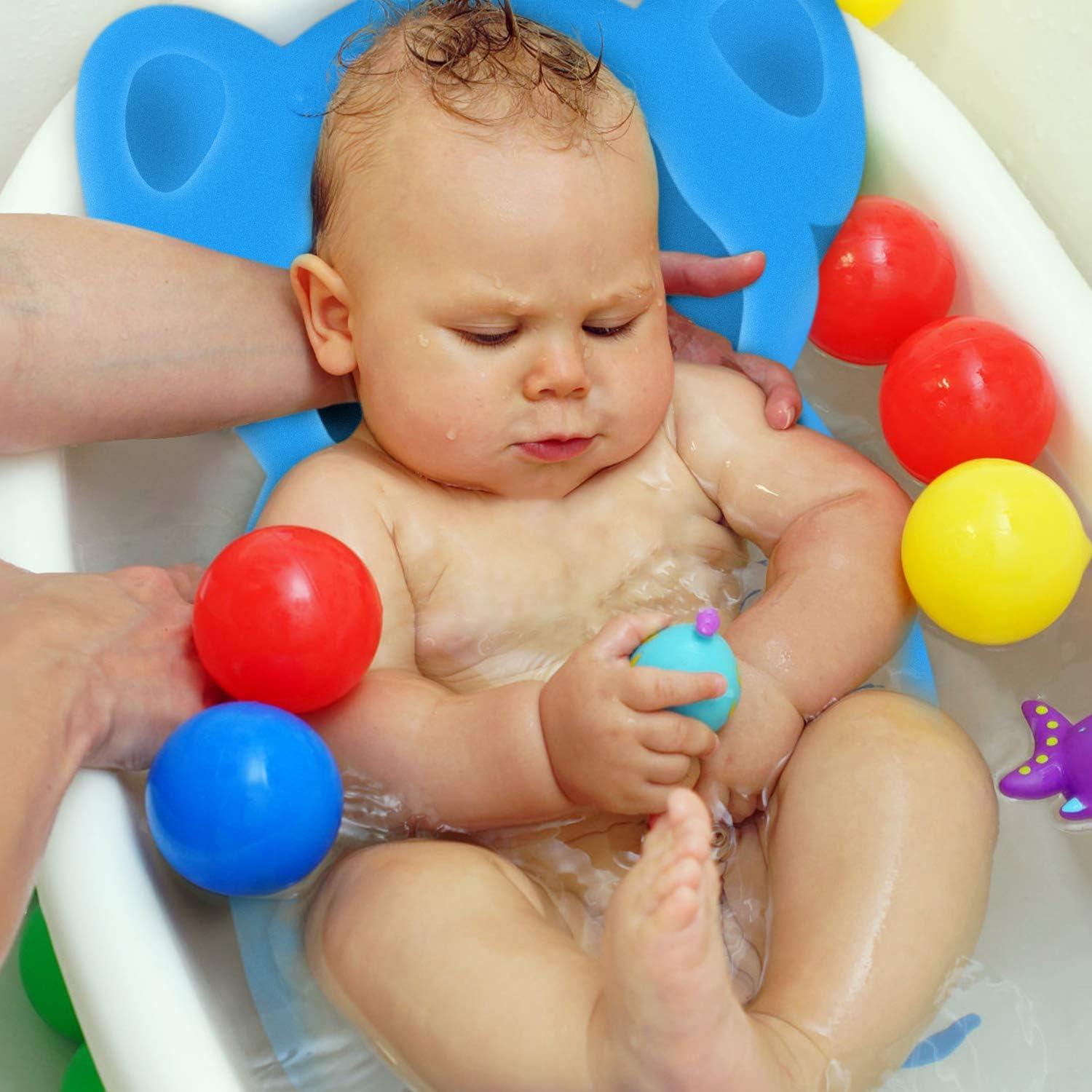 Esponja de Baño Suave para Bebés HL Elefante Azul 49x35cm