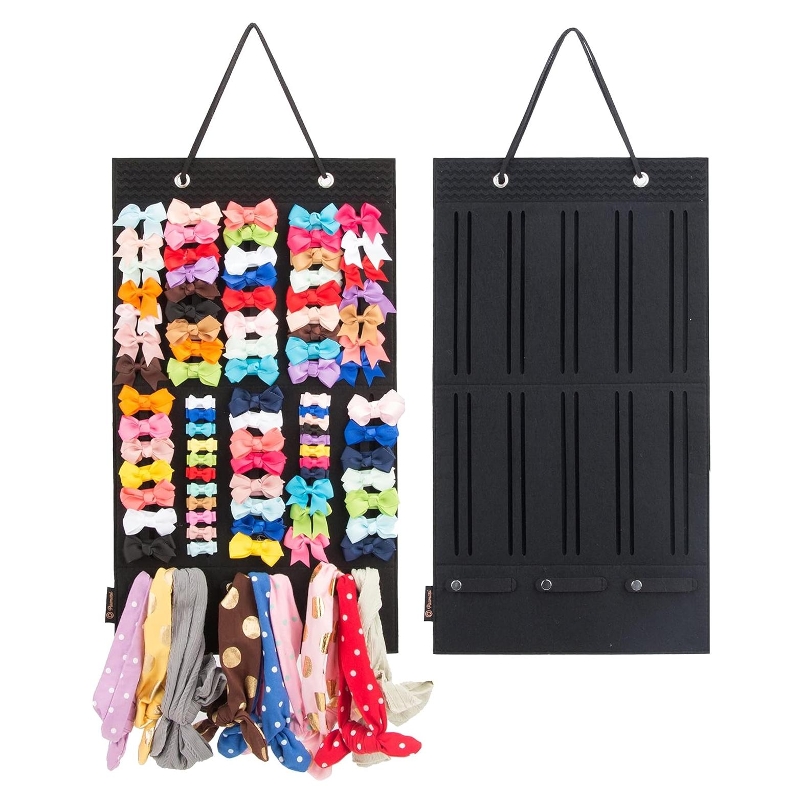 Soporte para moños de niña PACMAXI Negro 51x30 cm