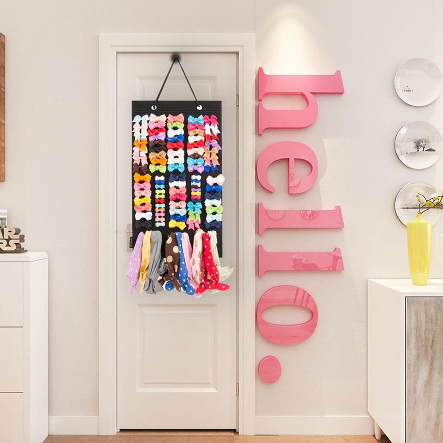 Soporte para moños de niña PACMAXI Negro 51x30 cm