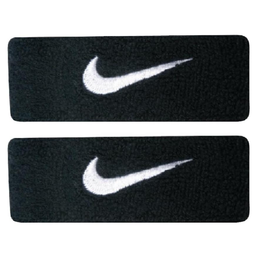 Brazaletes de bíceps Nike Swoosh - Talla Única - Negro/Blanco