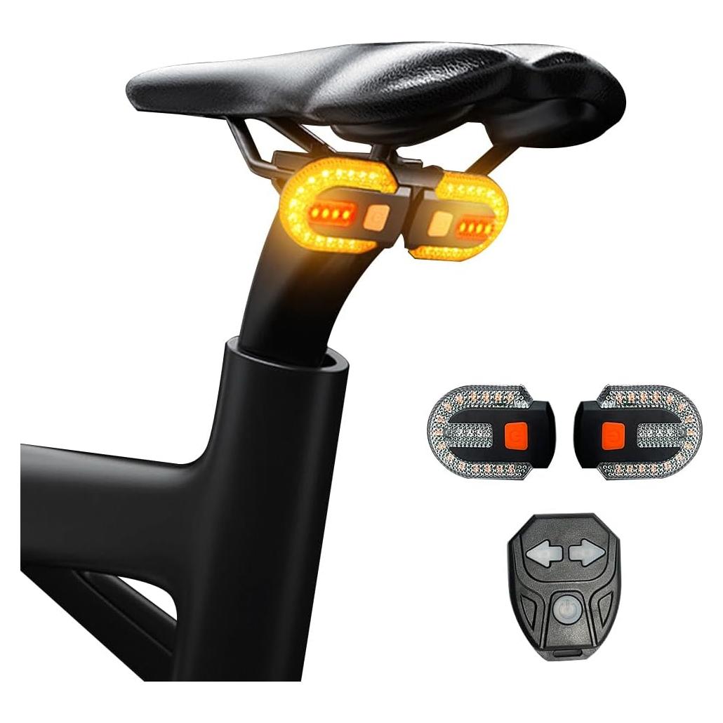 Luz Trasera Inalámbrica JINKEY con Señales de Giro LED USB