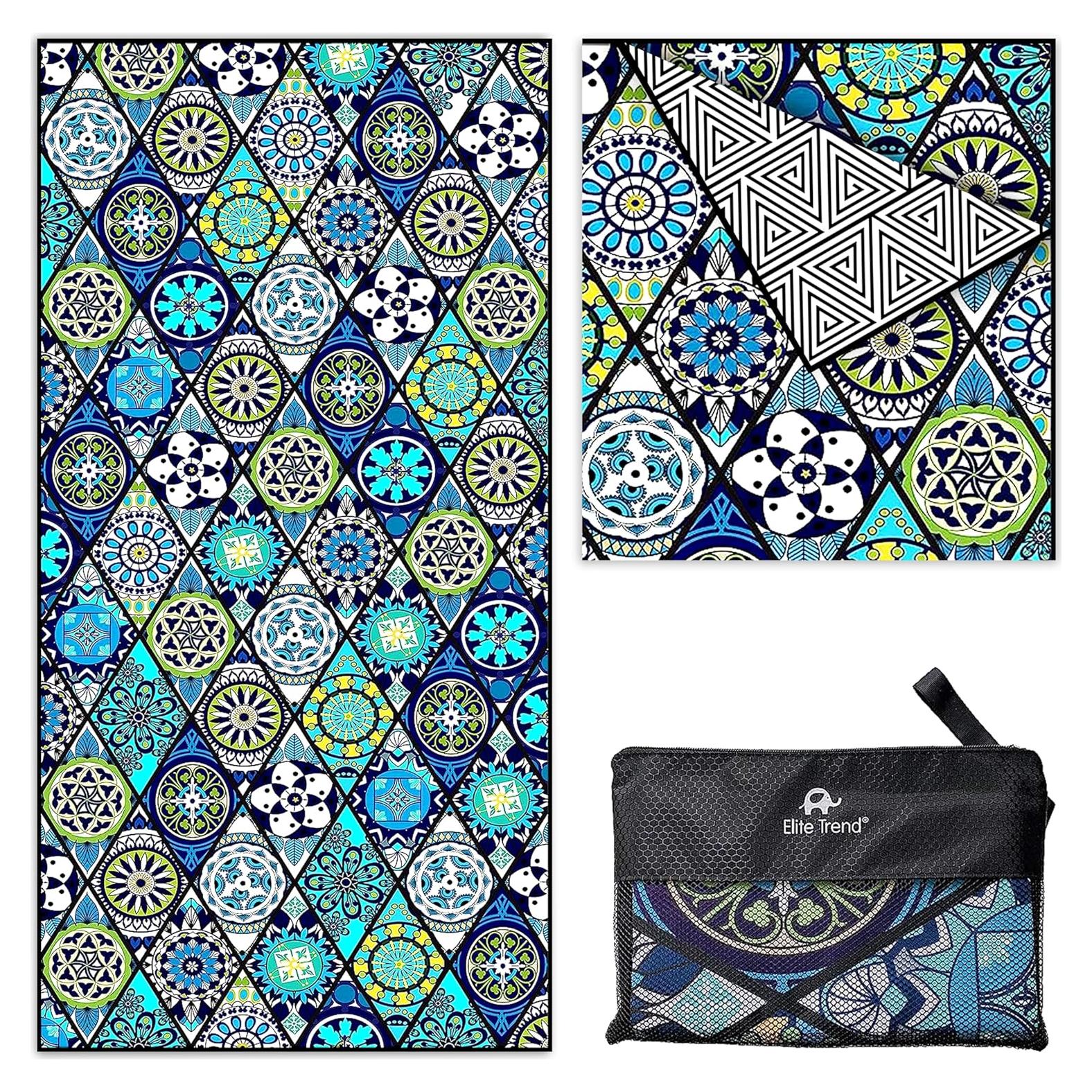 Toalla de Playa Microfibra Elite Trend Extra Grande 198x89 cm