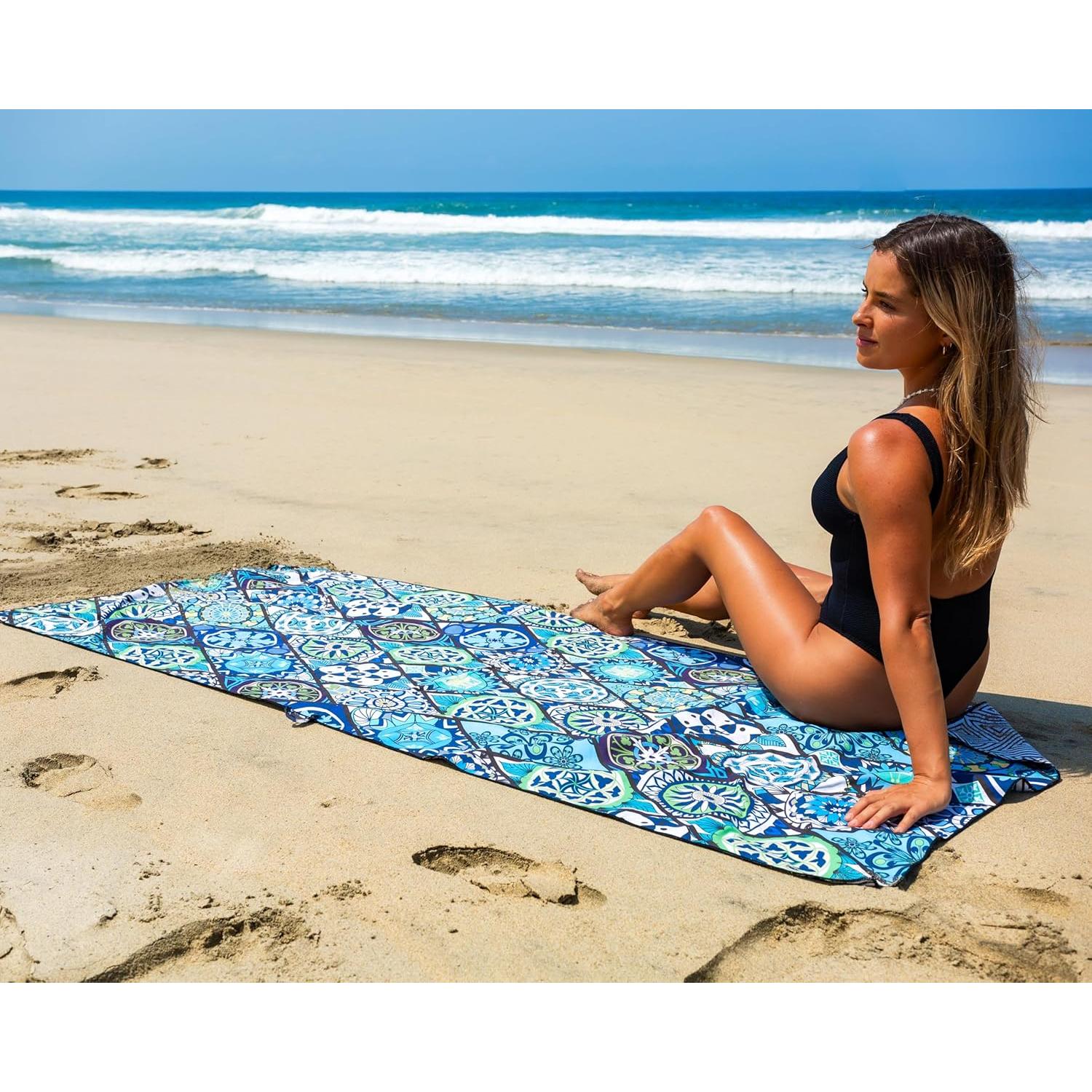 Toalla de Playa Microfibra Elite Trend Extra Grande 198x89 cm