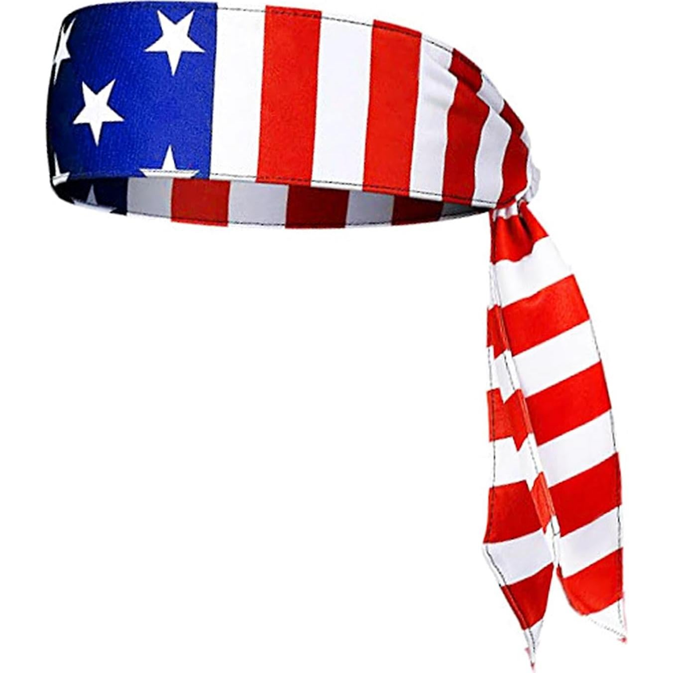 3 Bandas de Sudor JIAHG Bandera EE. UU. Elásticas Absorbentes