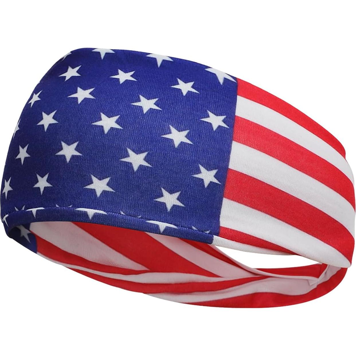 3 Bandas de Sudor JIAHG Bandera EE. UU. Elásticas Absorbentes