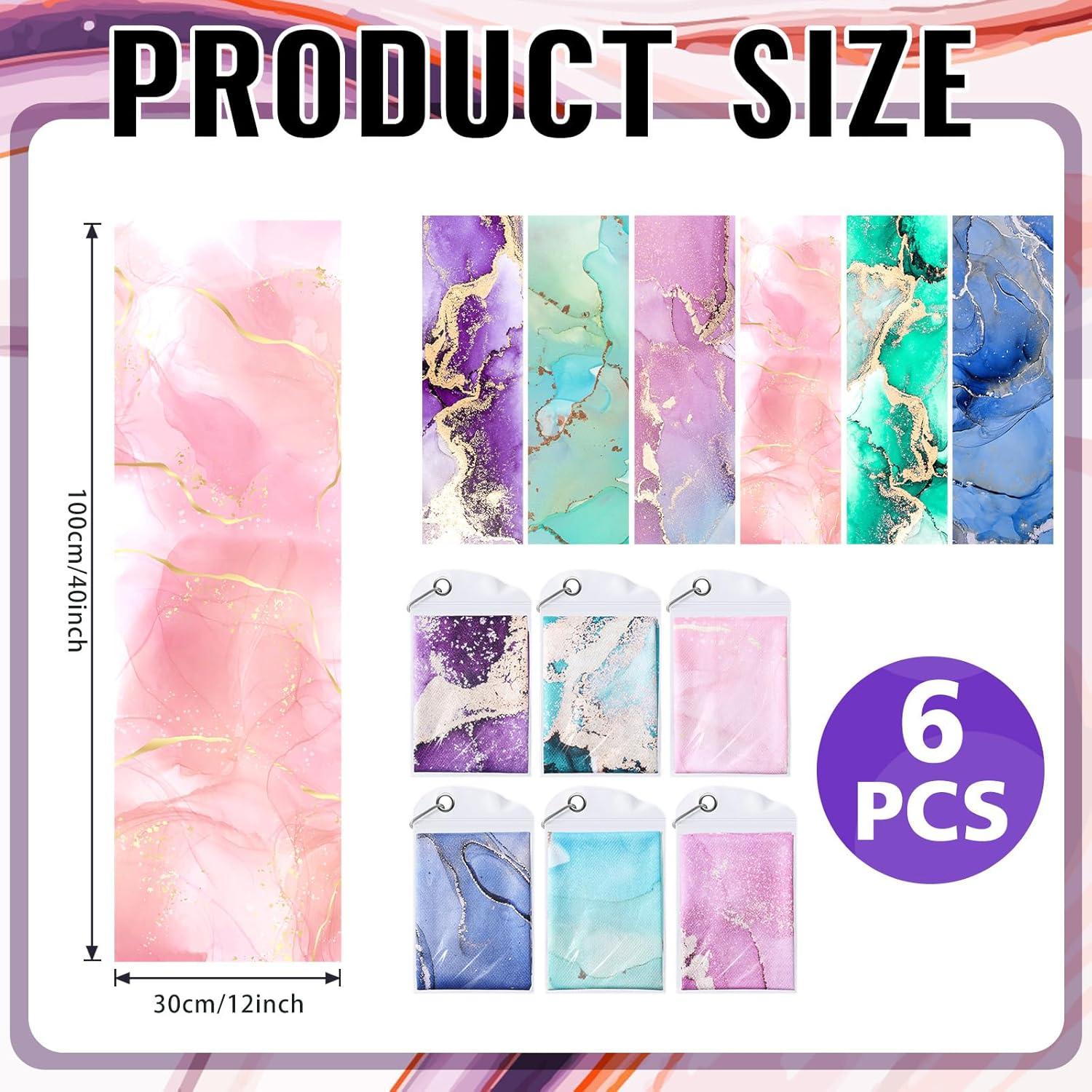 Toallas Enfriadoras Peryiter 6 Piezas 100x30 cm Colorido