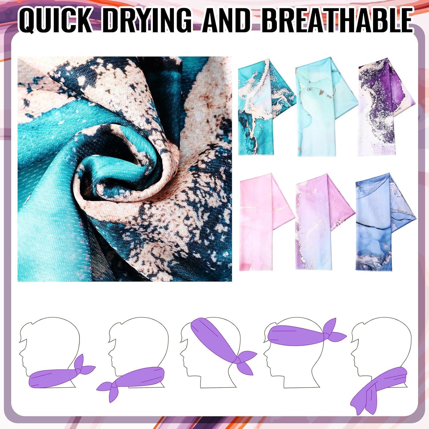 Toallas Enfriadoras Peryiter 6 Piezas 100x30 cm Colorido