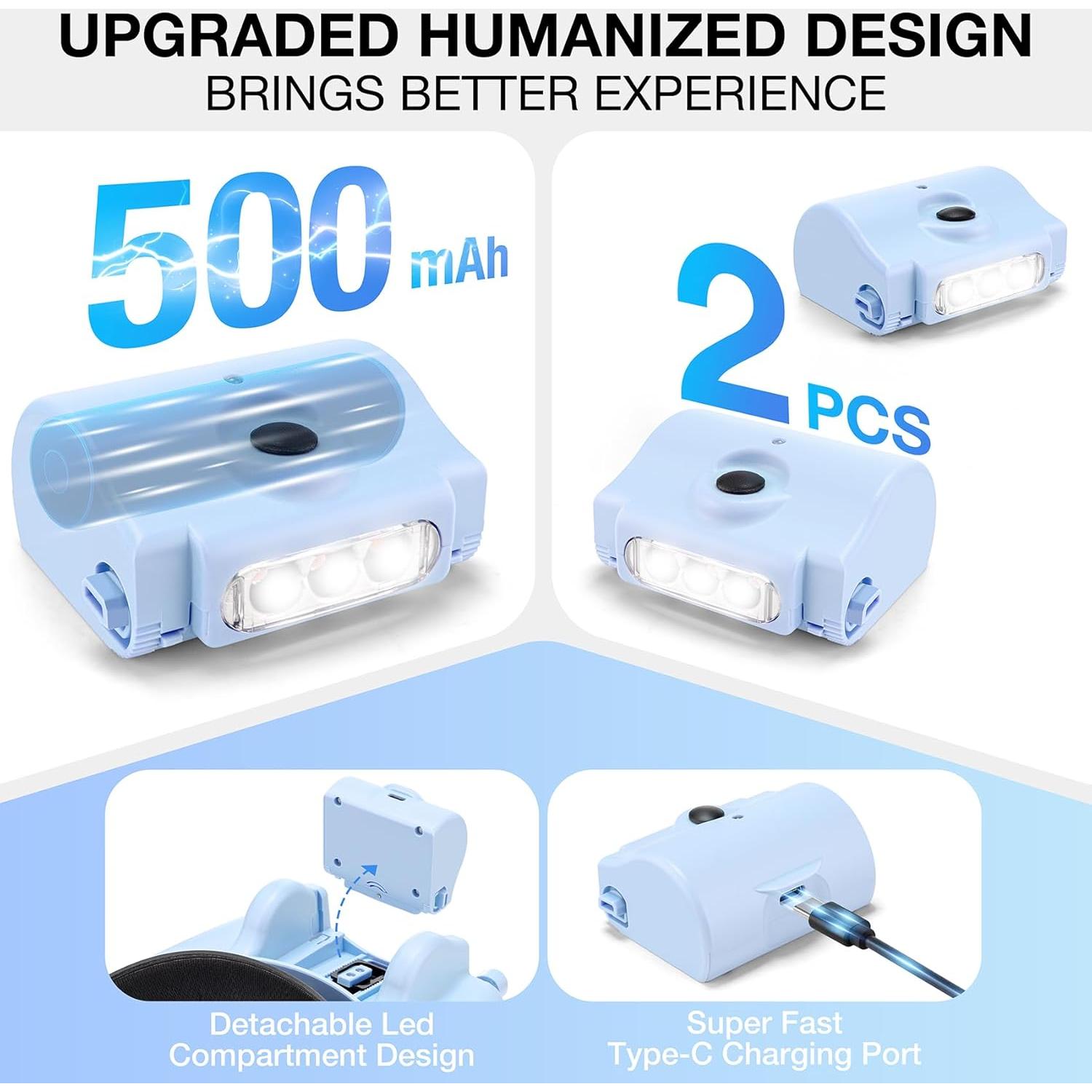 Lupa con Luz Dilzekui 14X, 5 Lentes, Batería Recargable 500mAh