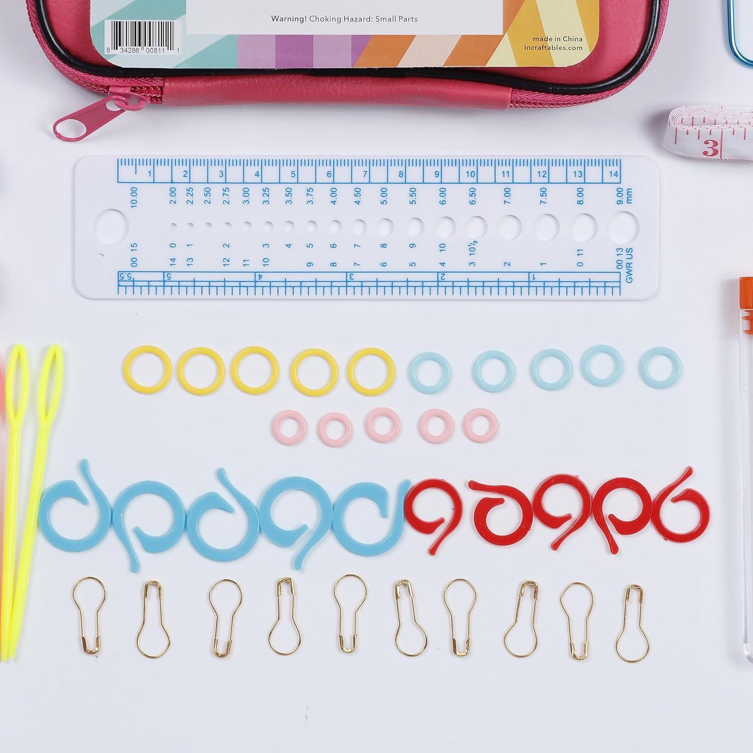 Juego de Ganchillos Incraftables - 100 Piezas - Kit Completo