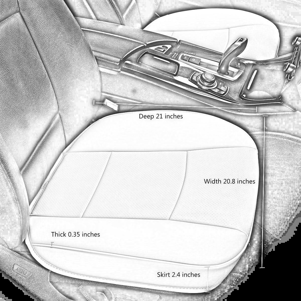 Cubierta de Asiento de Coche EDEALYN 3D-Beige Universal 1Pieza