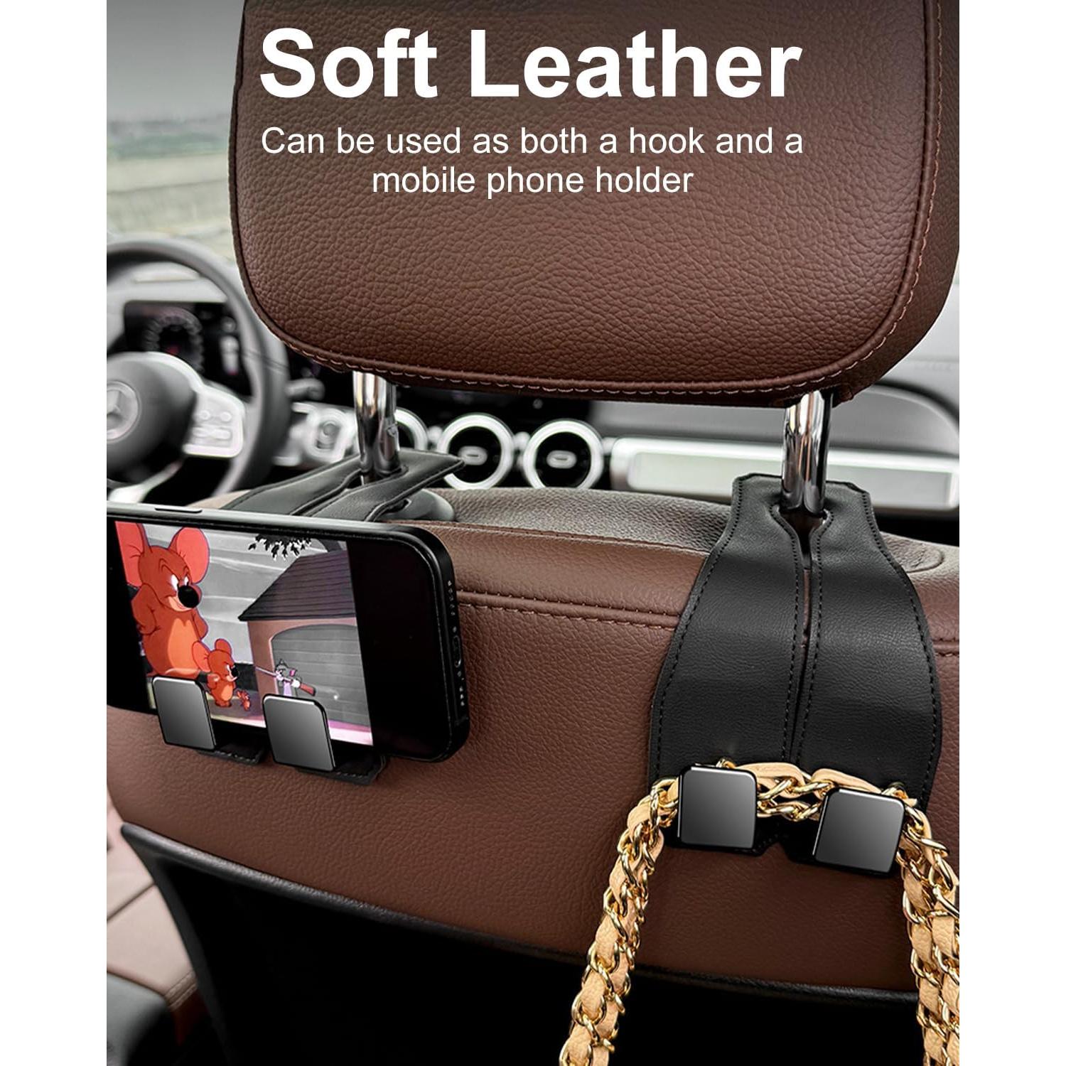 Ganchos para Cabezal de Asiento Sousac - 2 Pcs, Soporte Ajustable