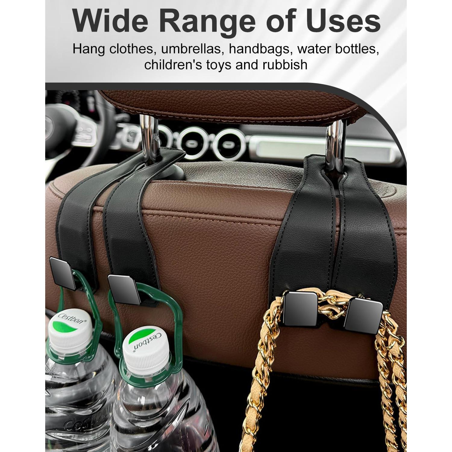 Ganchos para Cabezal de Asiento Sousac - 2 Pcs, Soporte Ajustable