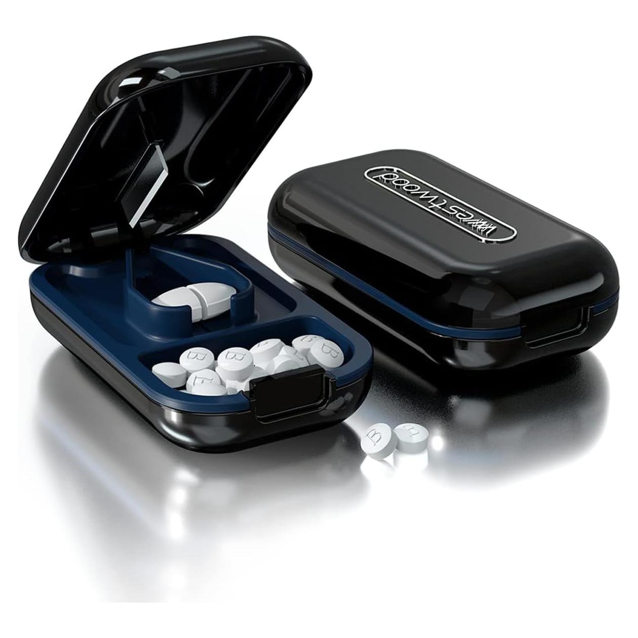 Cortador de Pastillas CFMOUR - Portátil y Seguro para Medicamentos