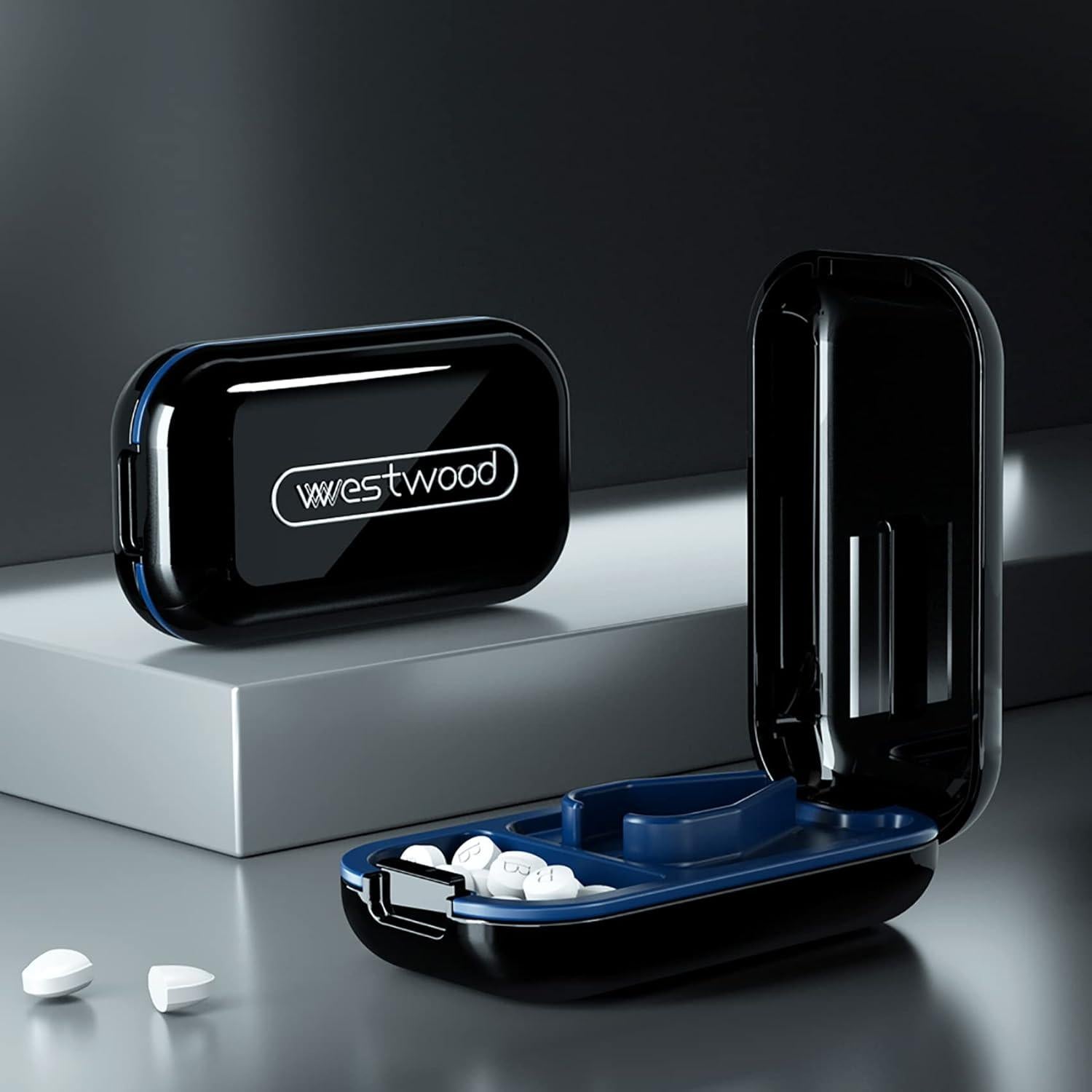 Cortador de Pastillas CFMOUR - Portátil y Seguro para Medicamentos