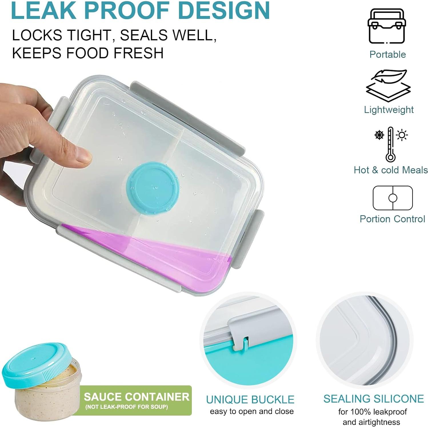 Juego de 3 Contenedores de Almacenamiento Shopwithgreen 1.3L