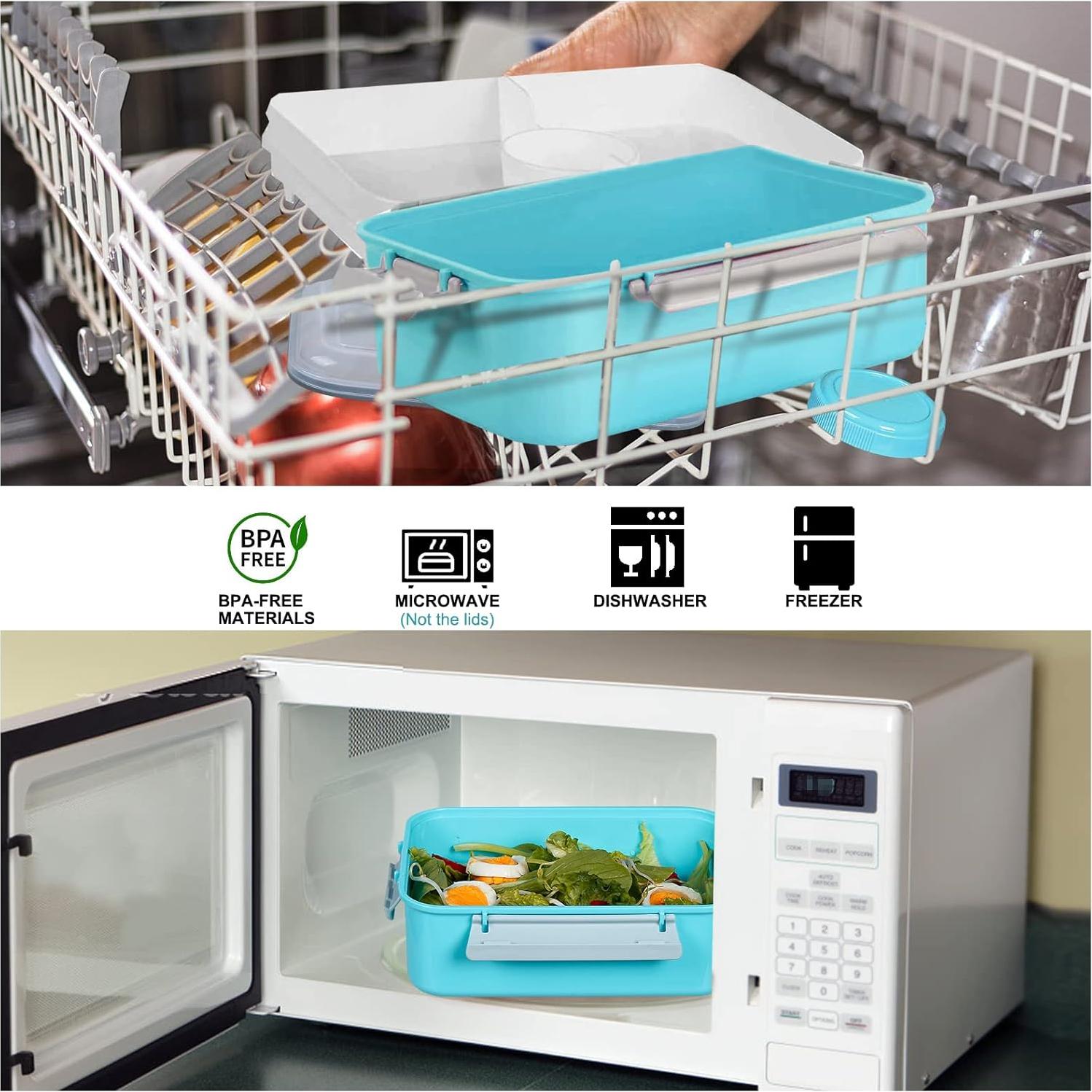 Juego de 3 Contenedores de Almacenamiento Shopwithgreen 1.3L