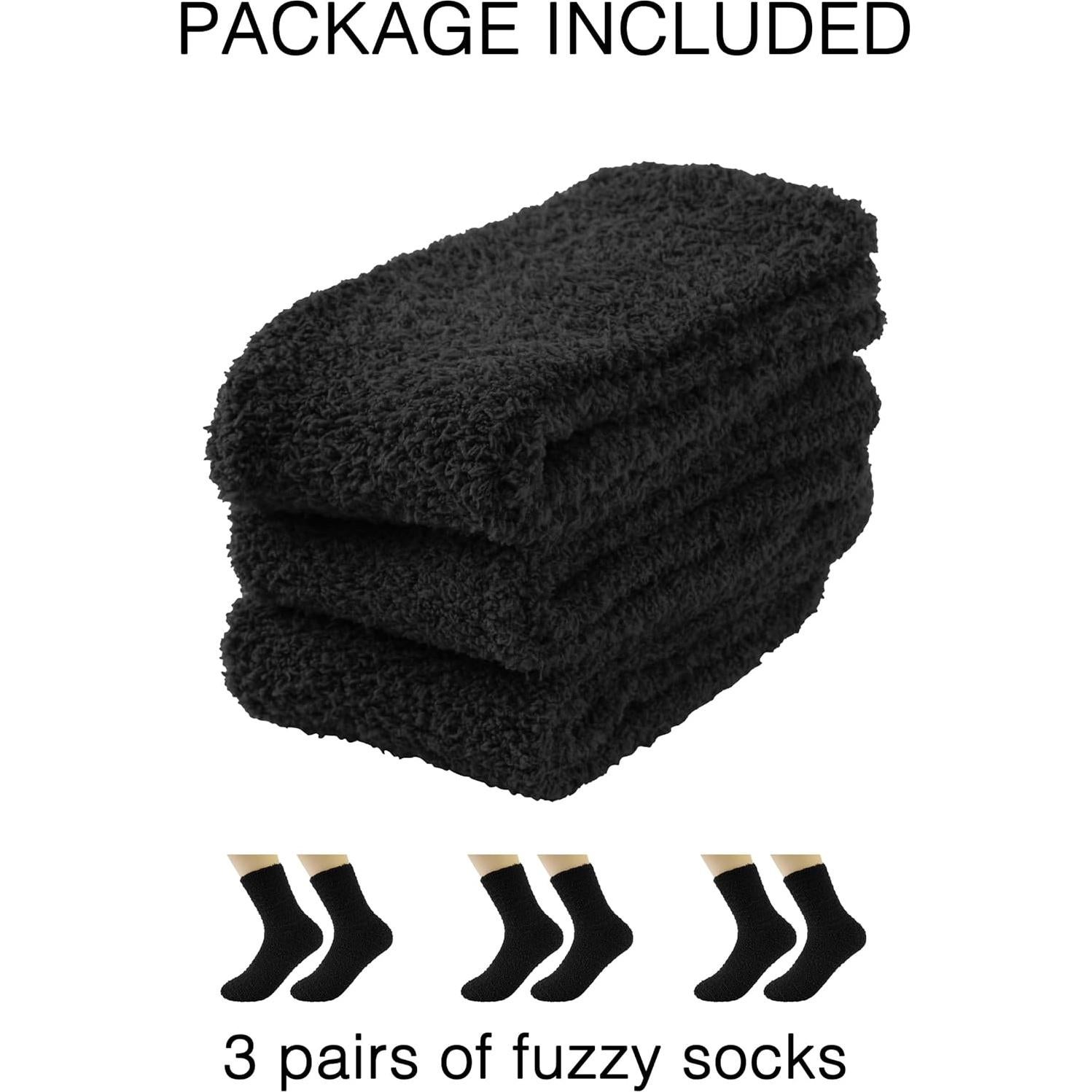 Calcetines de casa OVOV de forro polar para hombres - 3 pares