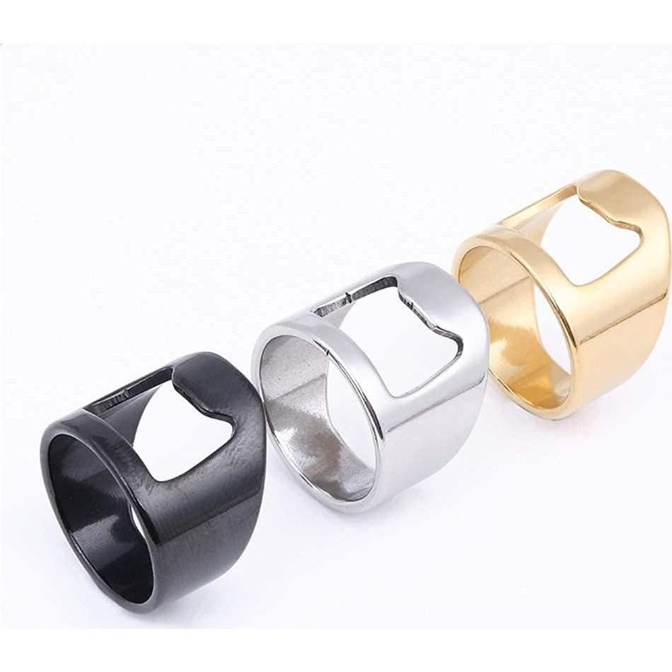 Anillo Abrebotellas INRENG Dorado 9 Creativo para Bar