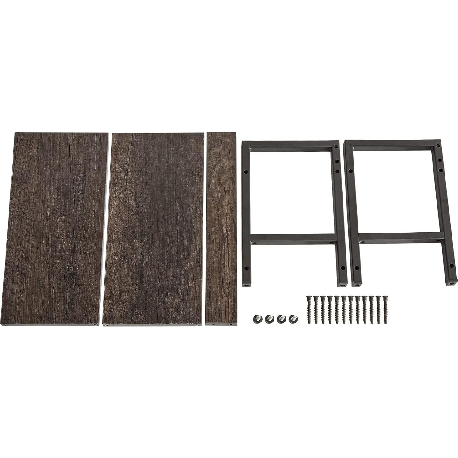 Estante de Especias IBUYKE 2 Niveles Gris Oscuro Multiusos