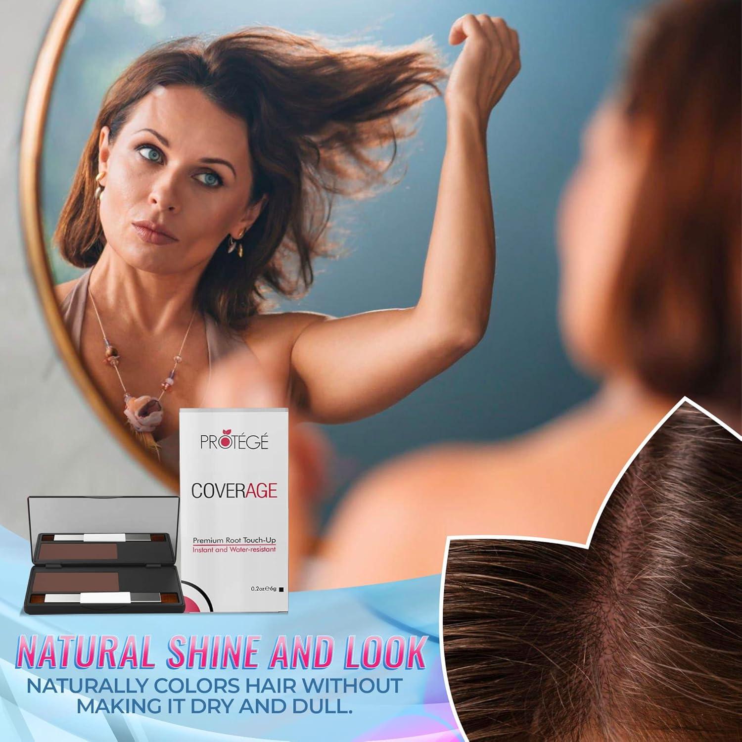 Corrector de Raíces CoverAge - Marrón Claro - Resistente al Agua