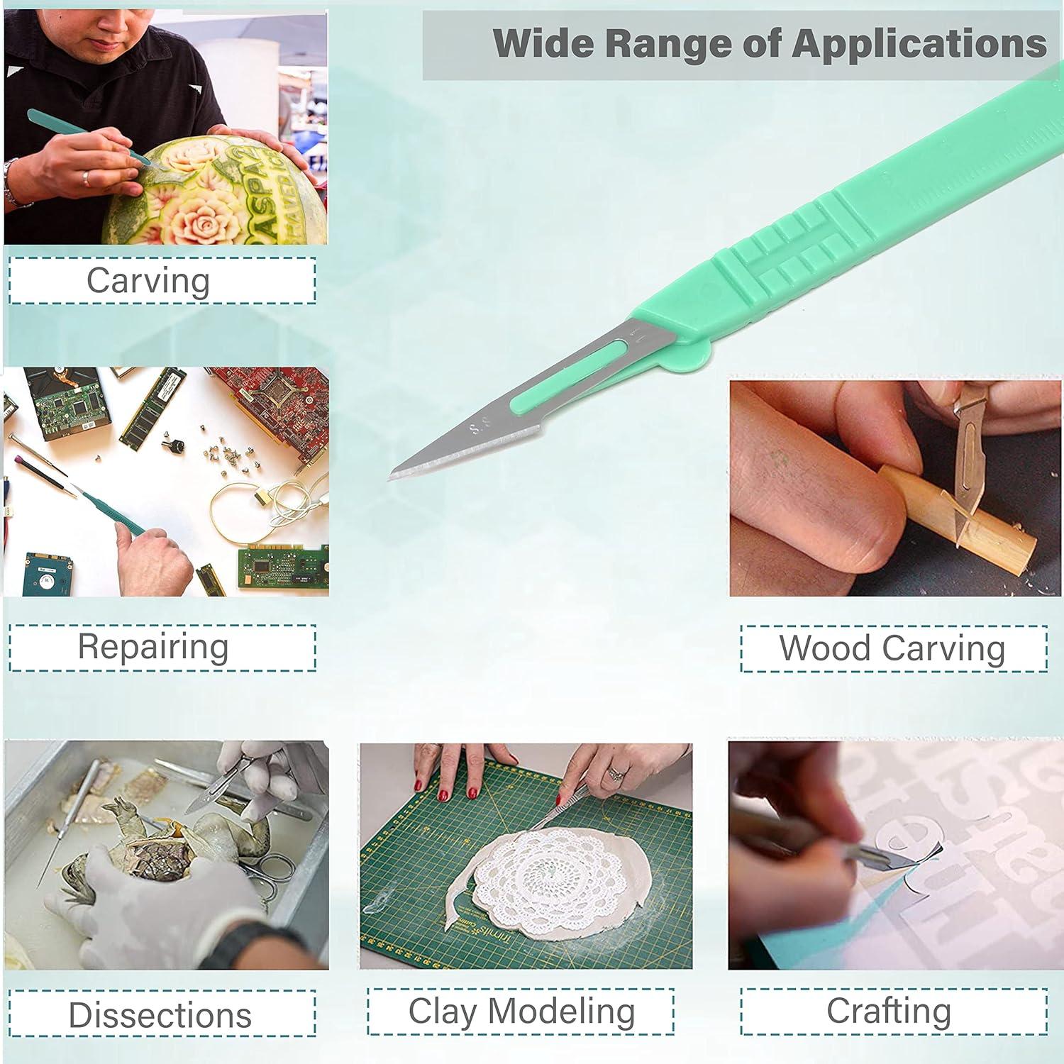 Escalpelos Desechables A2Z #11, Acero Carbono, Caja de 10