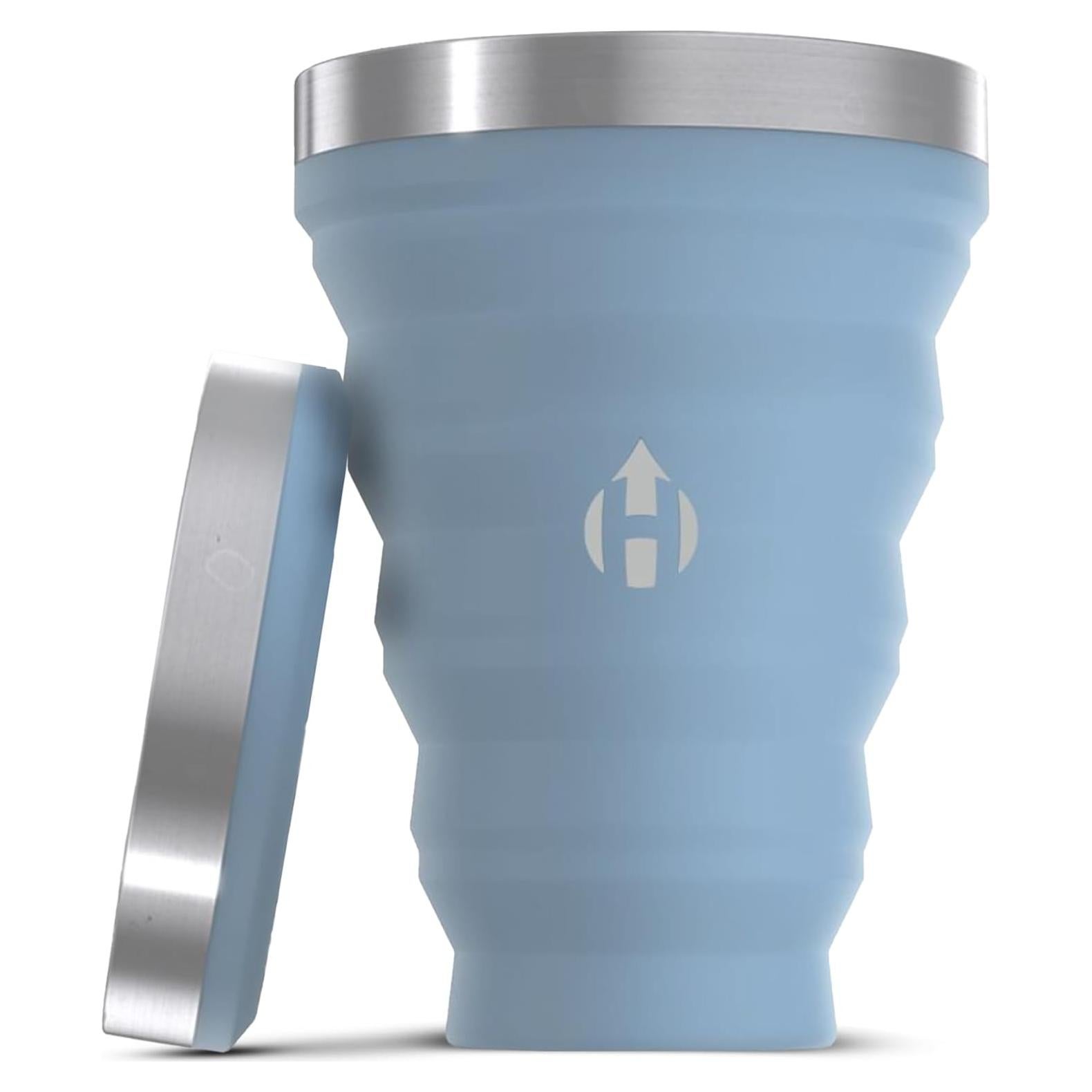 Vaso Plegable HYDAWAY 473 ml Silicona y Acero Inoxidable