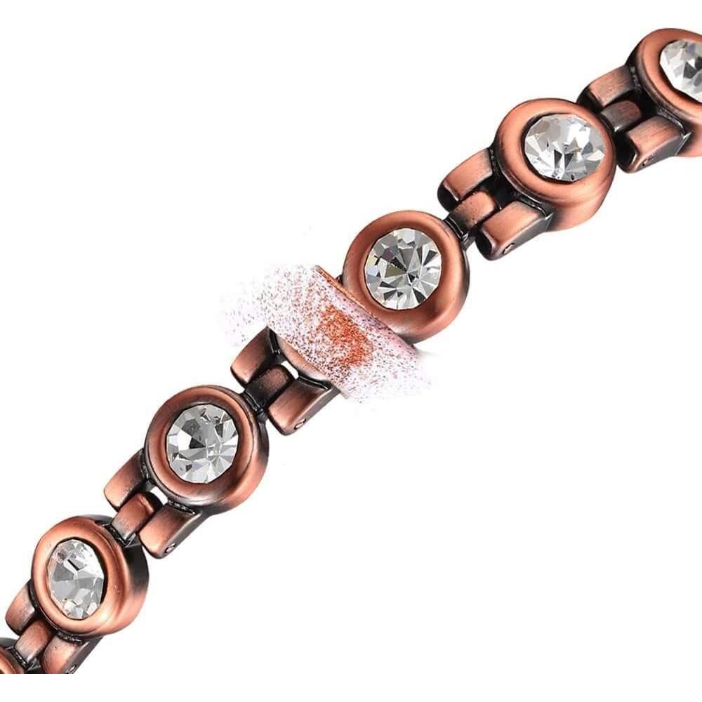 Pulsera de Tobillo Magnética MagEnergy Cobre Puro 25.9 cm