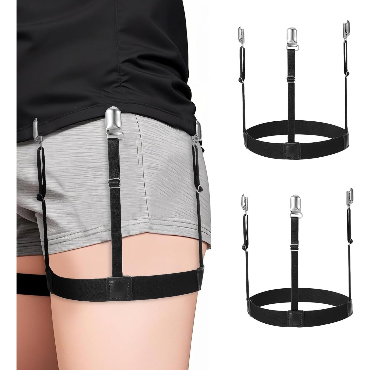 Sujetadores de Camisa Antideslizantes Cobee 2 Pcs para Hombres