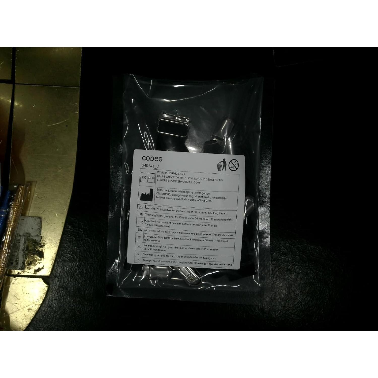 Sujetadores de Camisa Antideslizantes Cobee 2 Pcs para Hombres