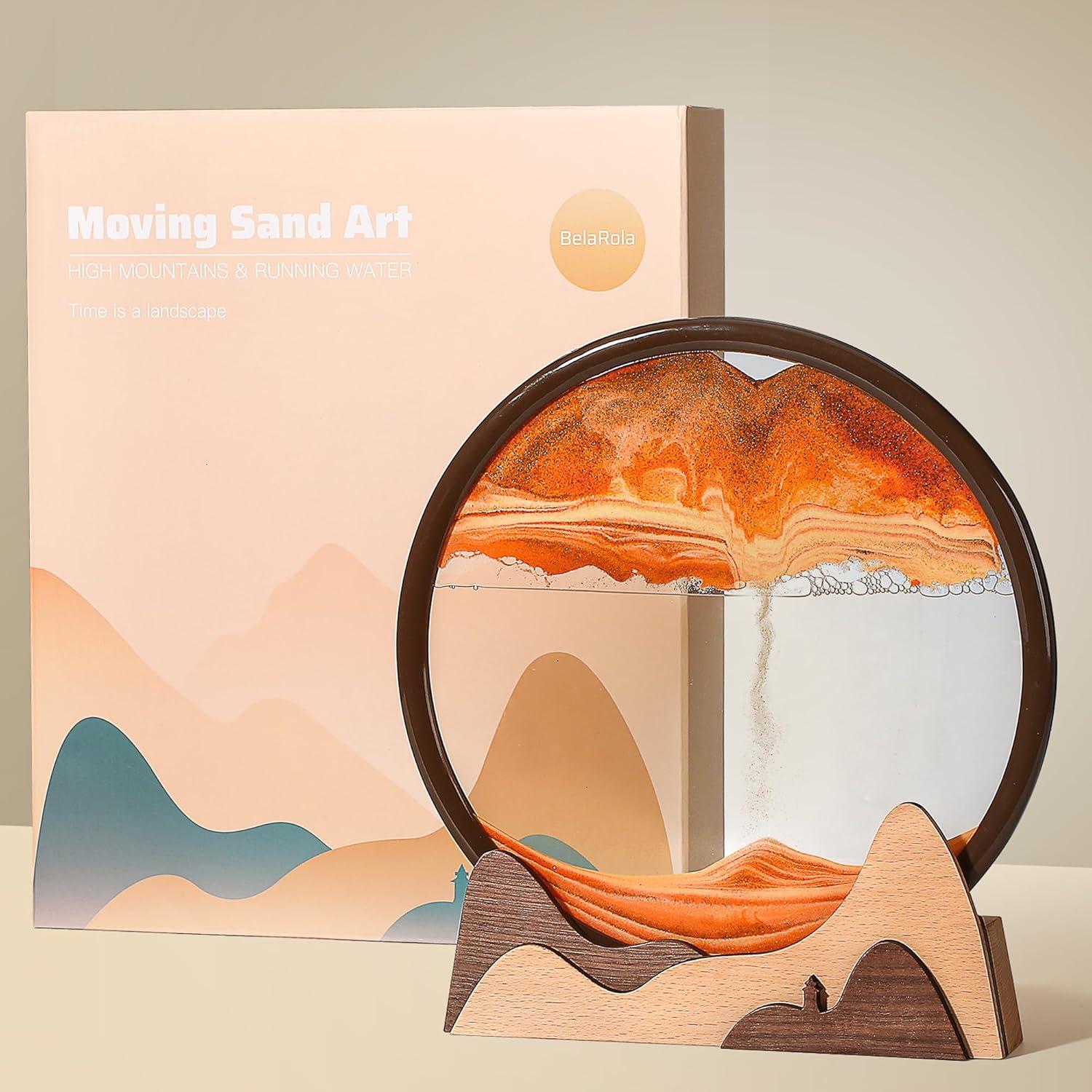 Arte de Arena en Movimiento BelaRola 30.48 cm Decoración Oficina