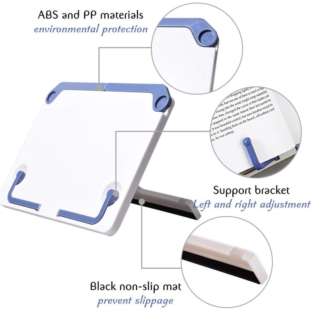 Soporte de Libro Ajustable Lemical Plegable para Escritorio