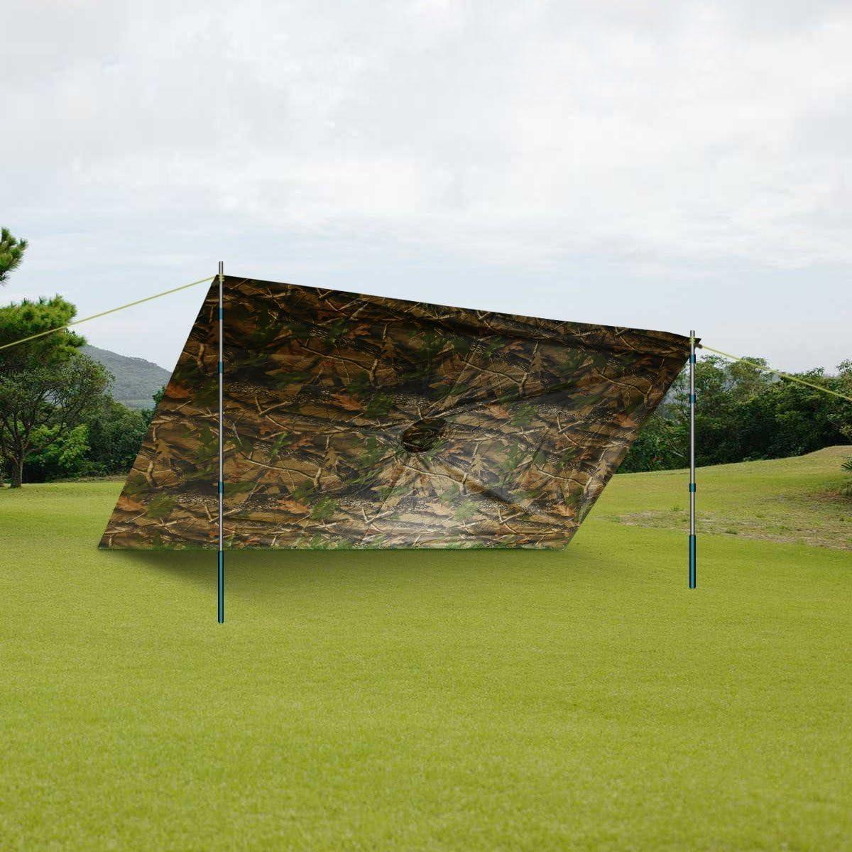 Poncho de Lluvia LOOGU Impermeable Talla Única Camo Multiusos