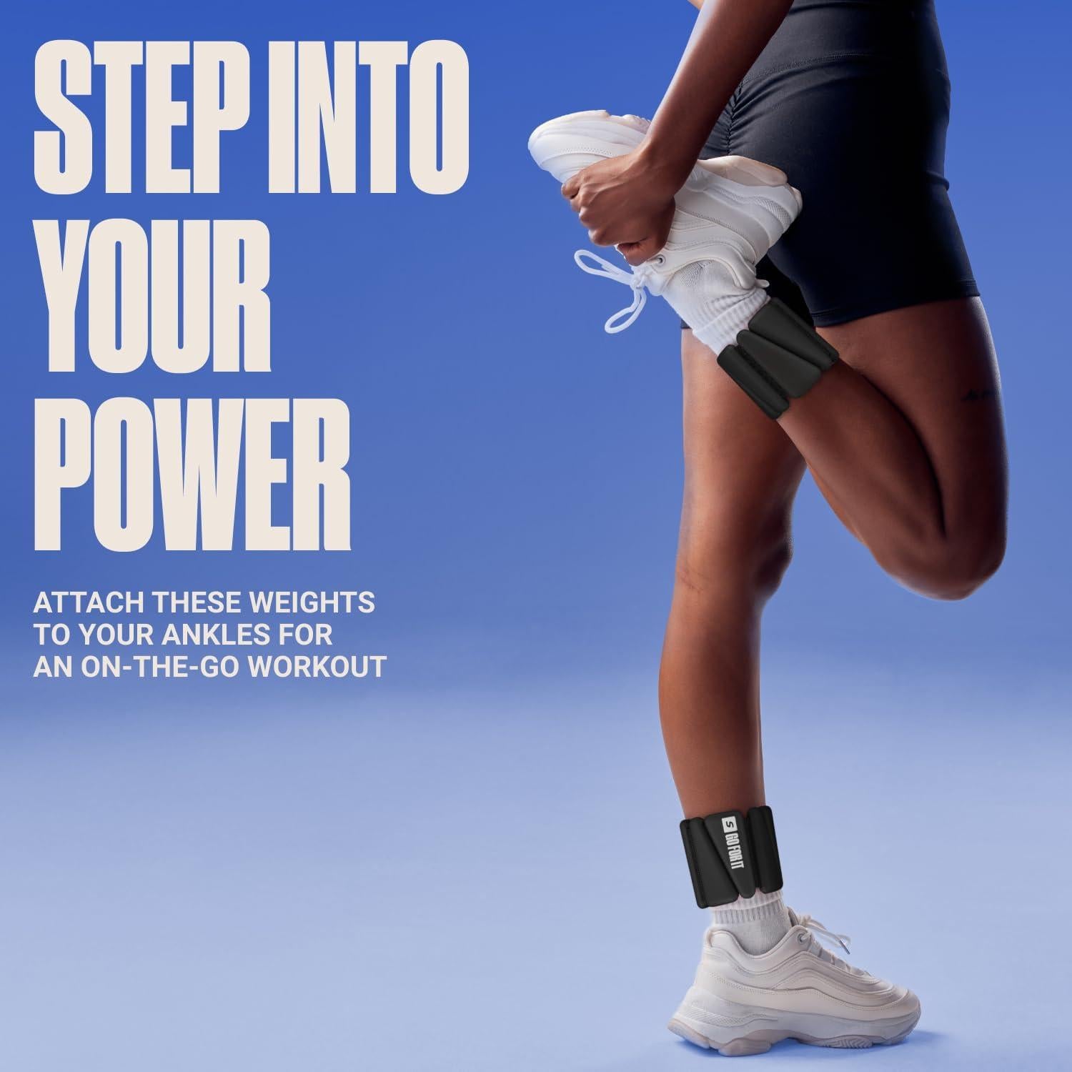 Pesas de Muñeca y Tobillo SPORTBIT - 0.45kg Ajustables