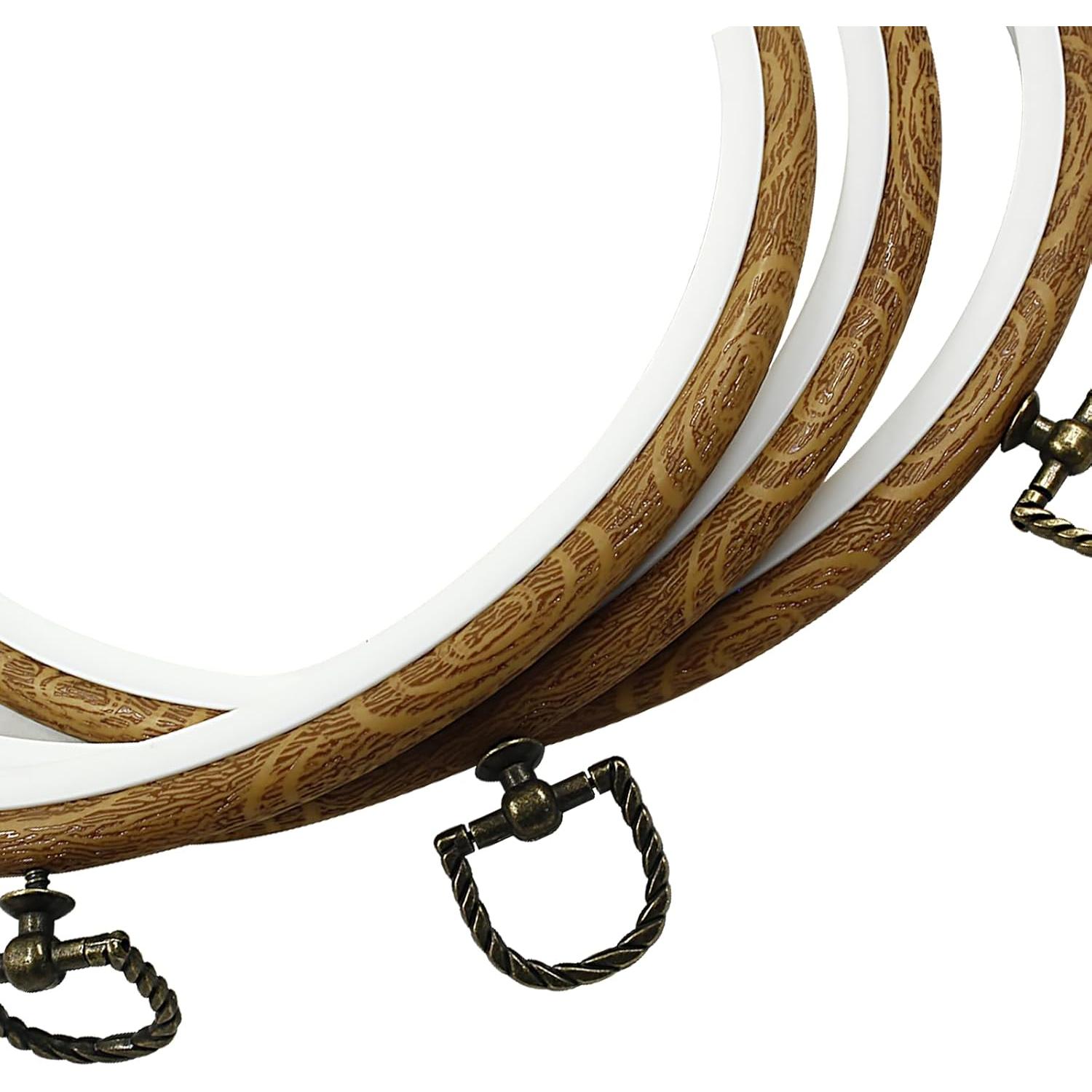 Aros de Bordado Bonsicoky 22cm - 3 Pcs para Manualidades