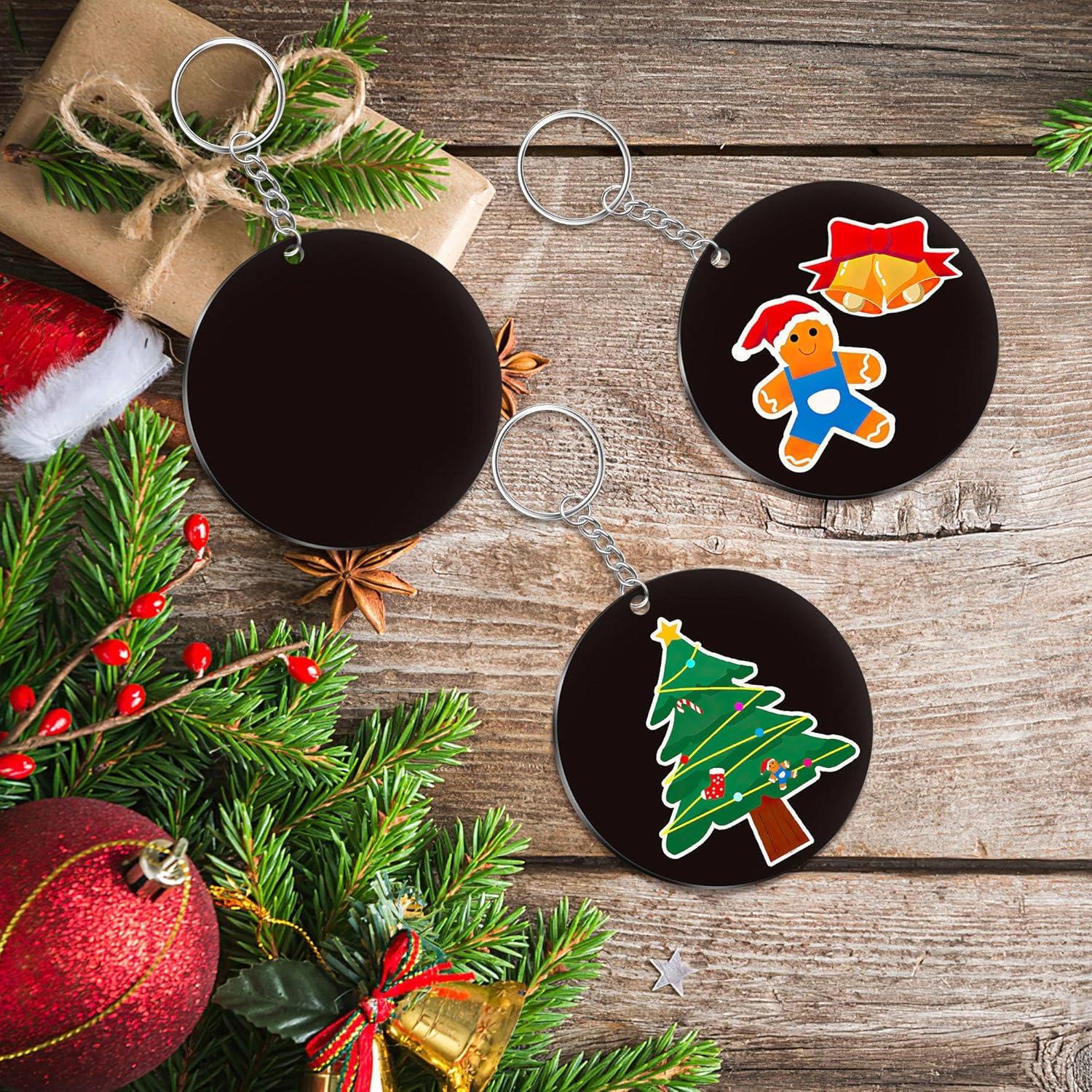 Kit 240 Piezas Accesorios de Llaveros Acrílicos Senbota