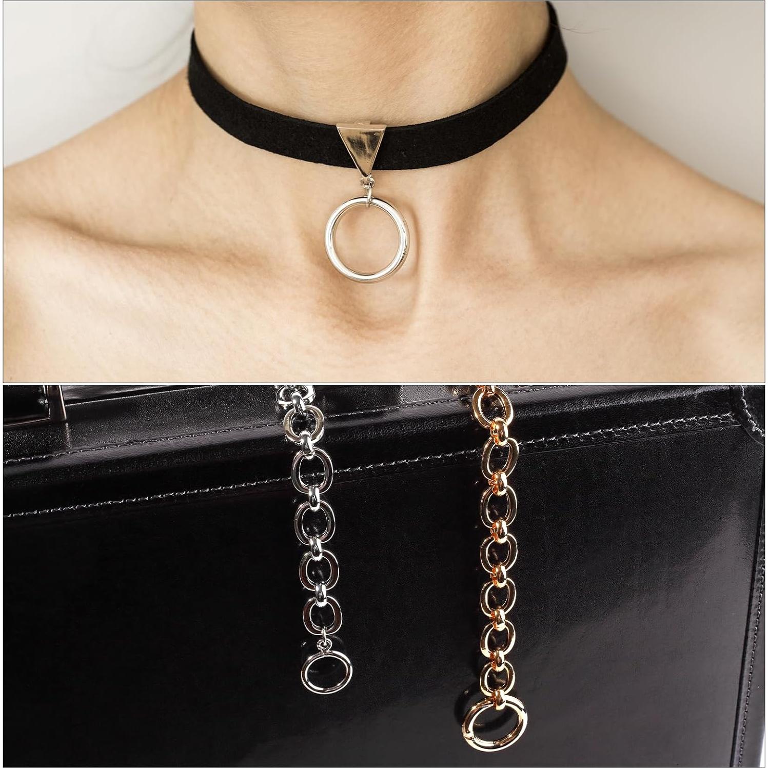 25 Anillos de Salto Abiertos uxcell 8mm Latón Dorado DIY