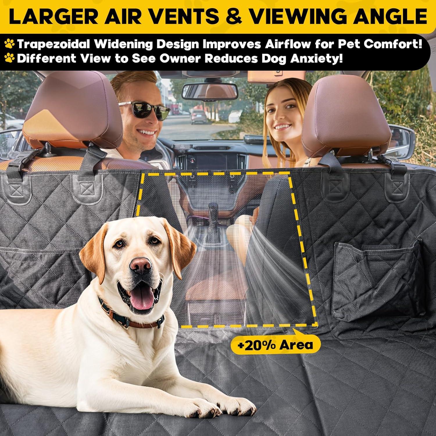 Funda de Asiento de Coche para Perros ENONCI 1200D Impermeable