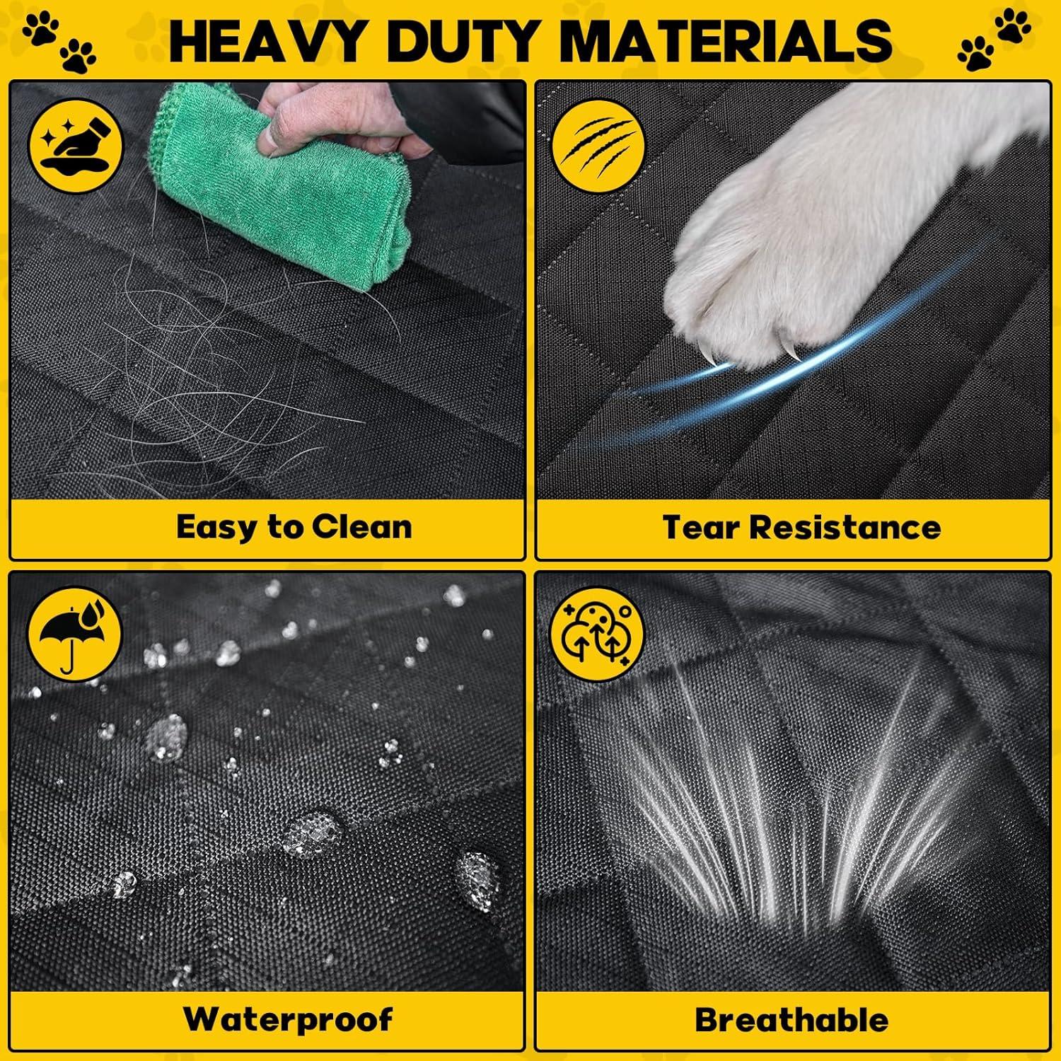 Funda de Asiento de Coche para Perros ENONCI 1200D Impermeable