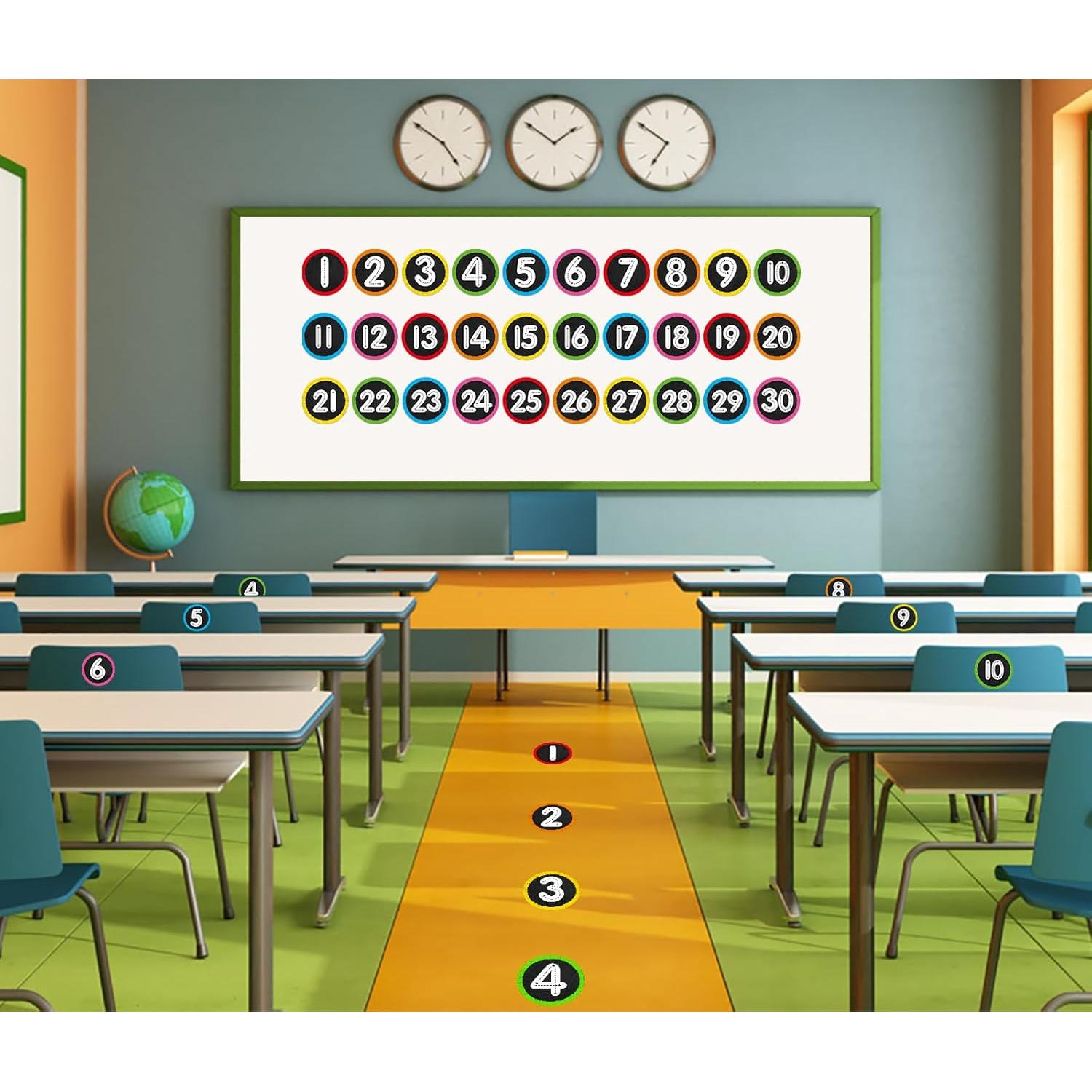 Puntos de Alineación para Suelo de Aula WhatSign - 36 Piezas