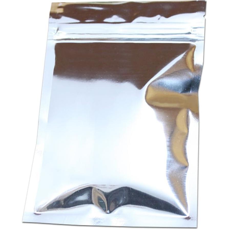 100 Bolsas Mylar Reutilizables MITOB 9x13cm Cierre Cremallera