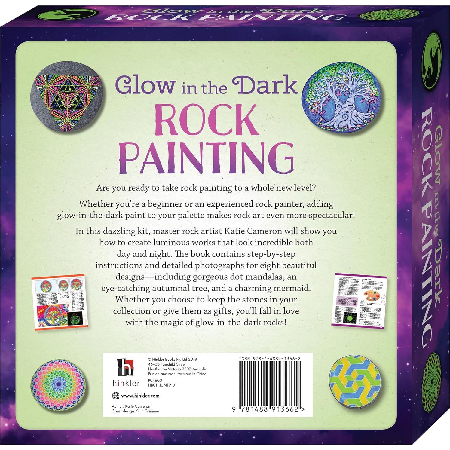 Kit de Pintura de Rocas Brillantes Hinkler - DIY para Adultos