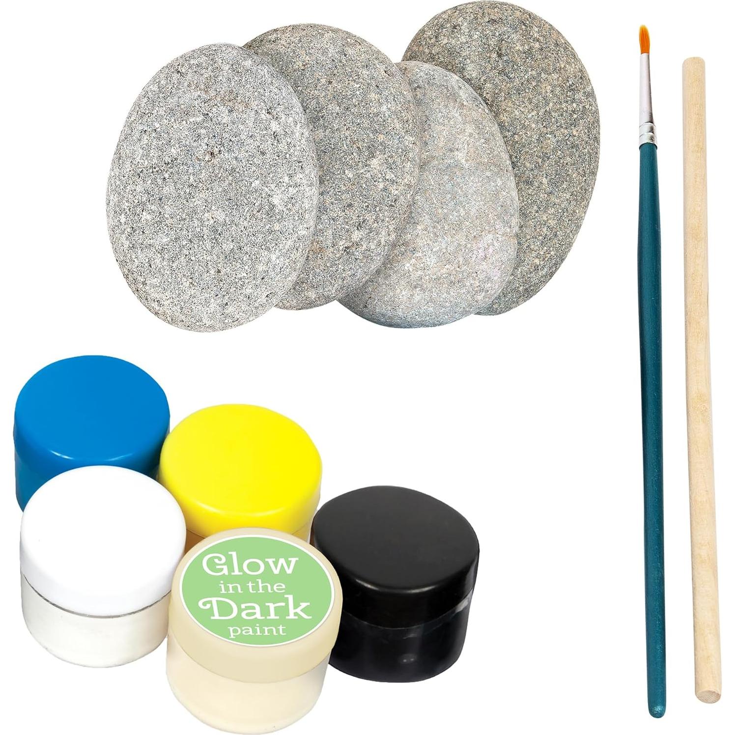 Kit de Pintura de Rocas Brillantes Hinkler - DIY para Adultos