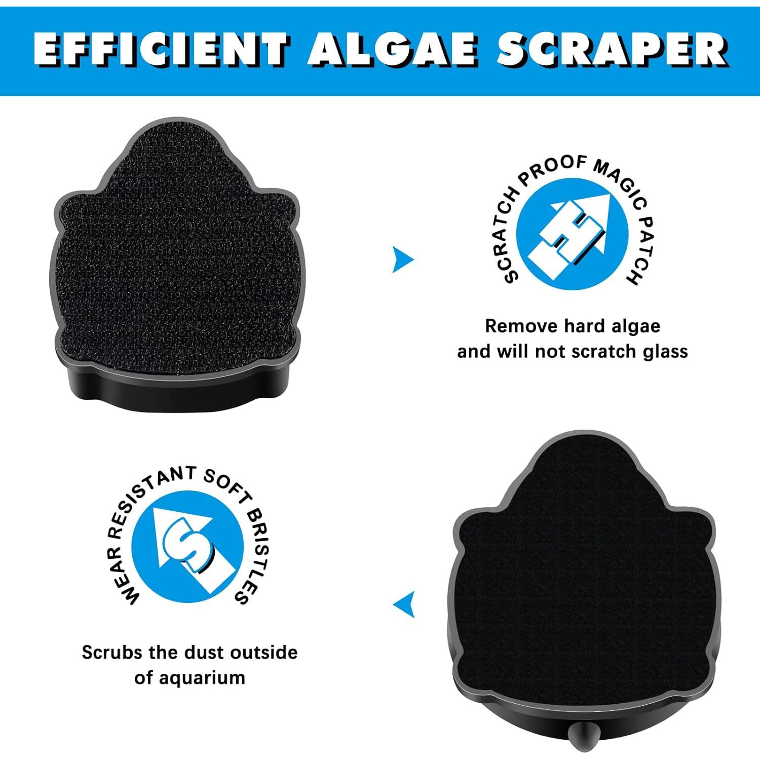 Limpiadores Magnéticos de Algas Skyley para Acuario 2 Pcs