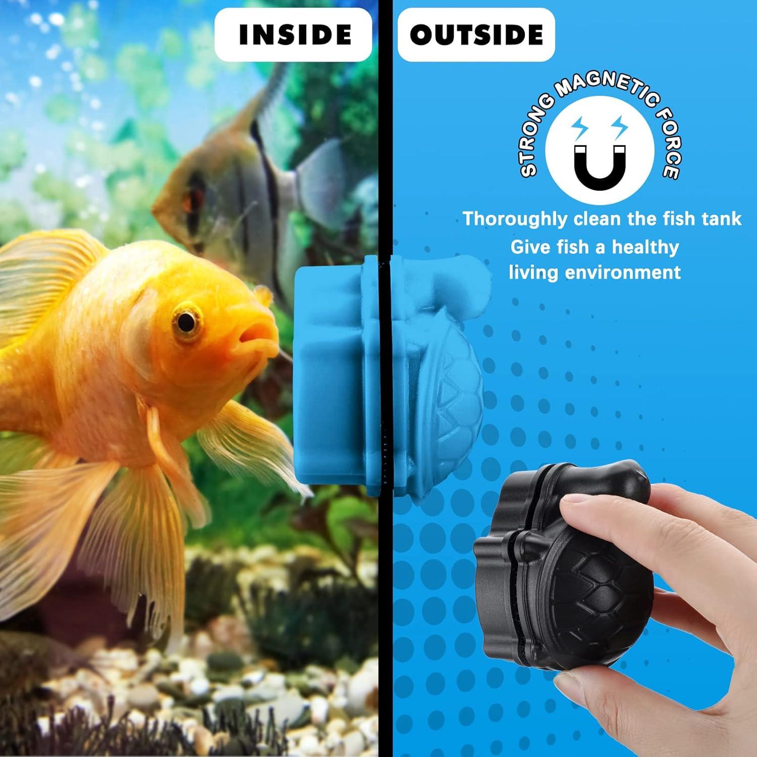 Limpiadores Magnéticos de Algas Skyley para Acuario 2 Pcs