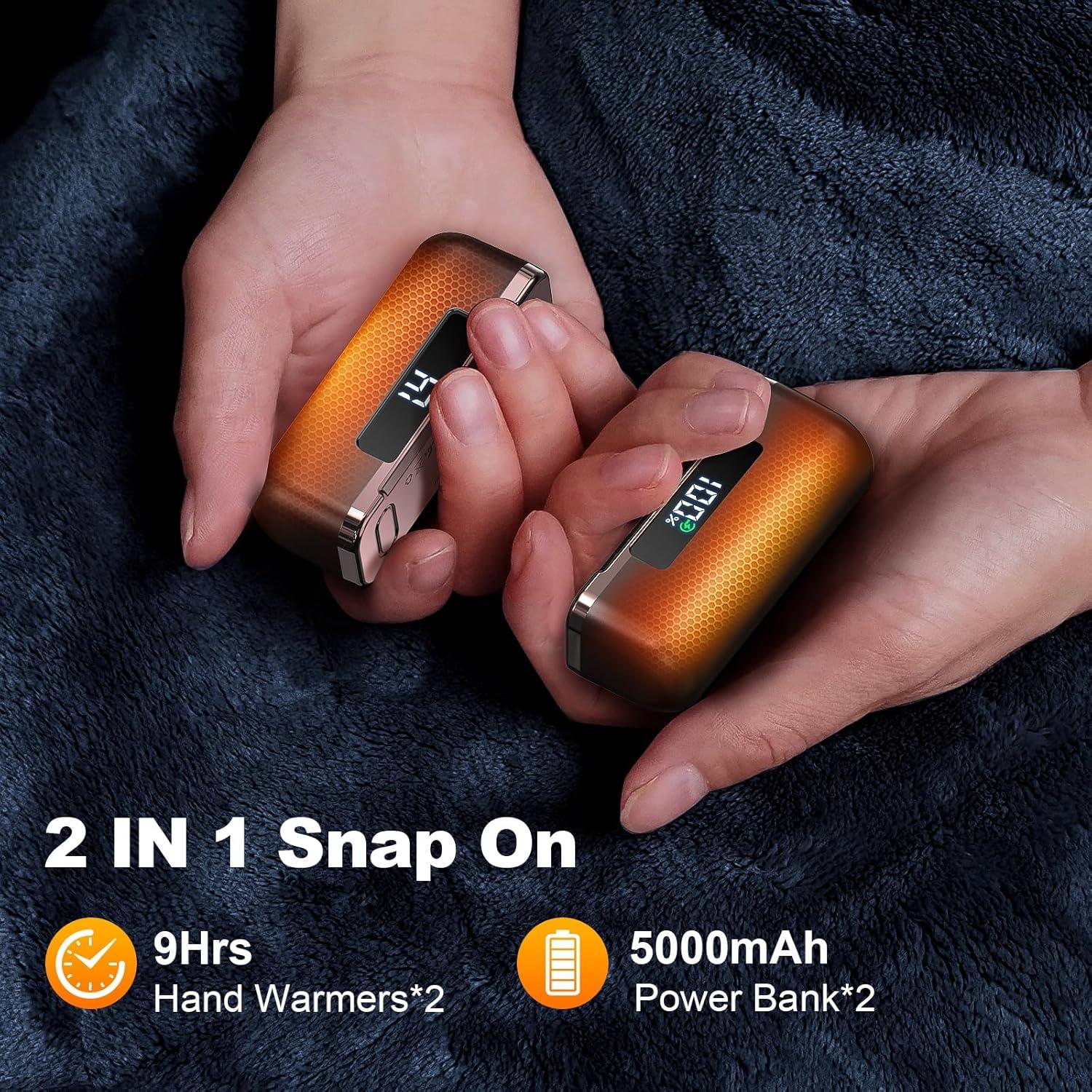 Calentadores de Manos Recargables Beyyon SWC03 10000mAh 4 Niveles